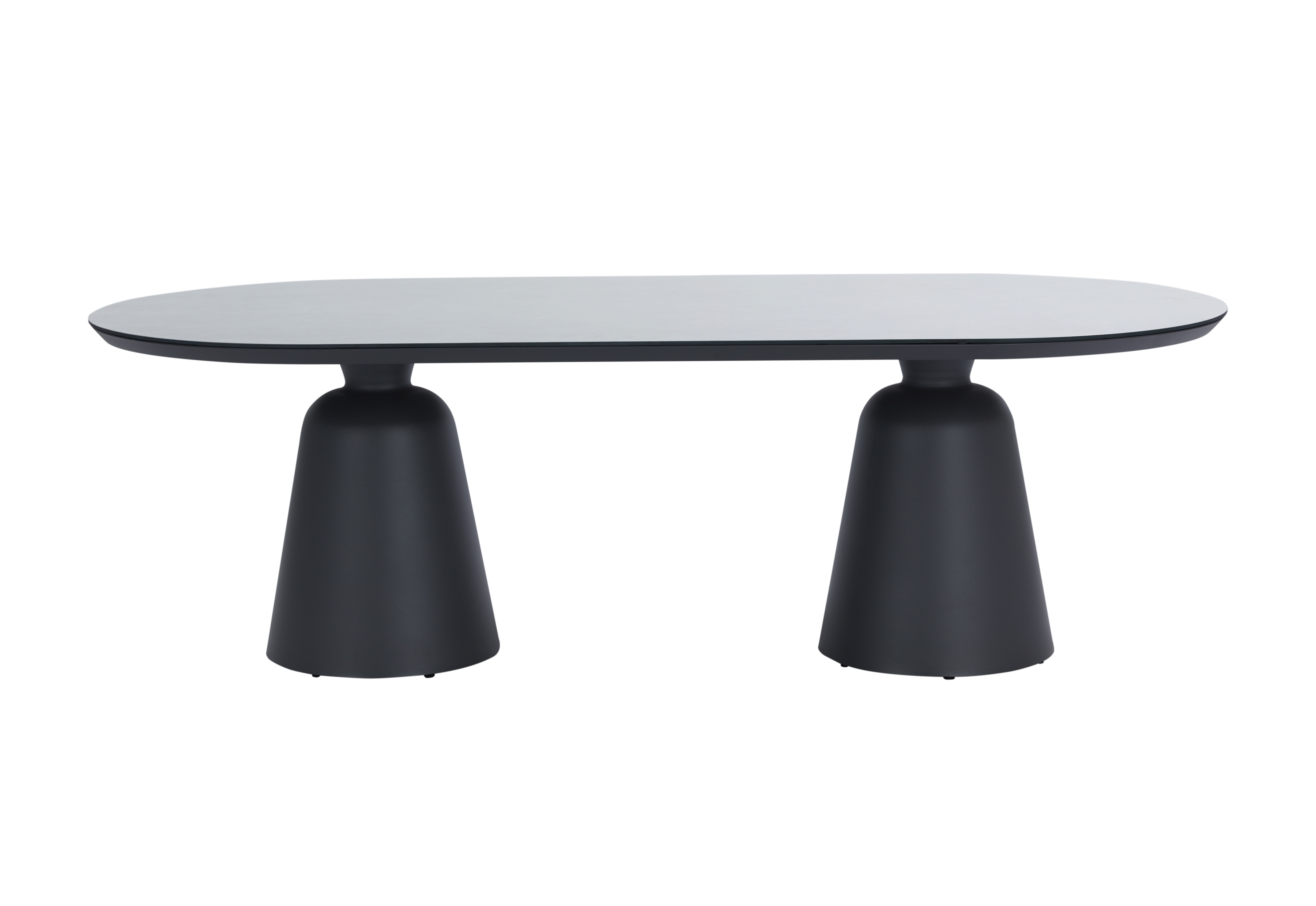 Ponte Dining Table - Charcoal
