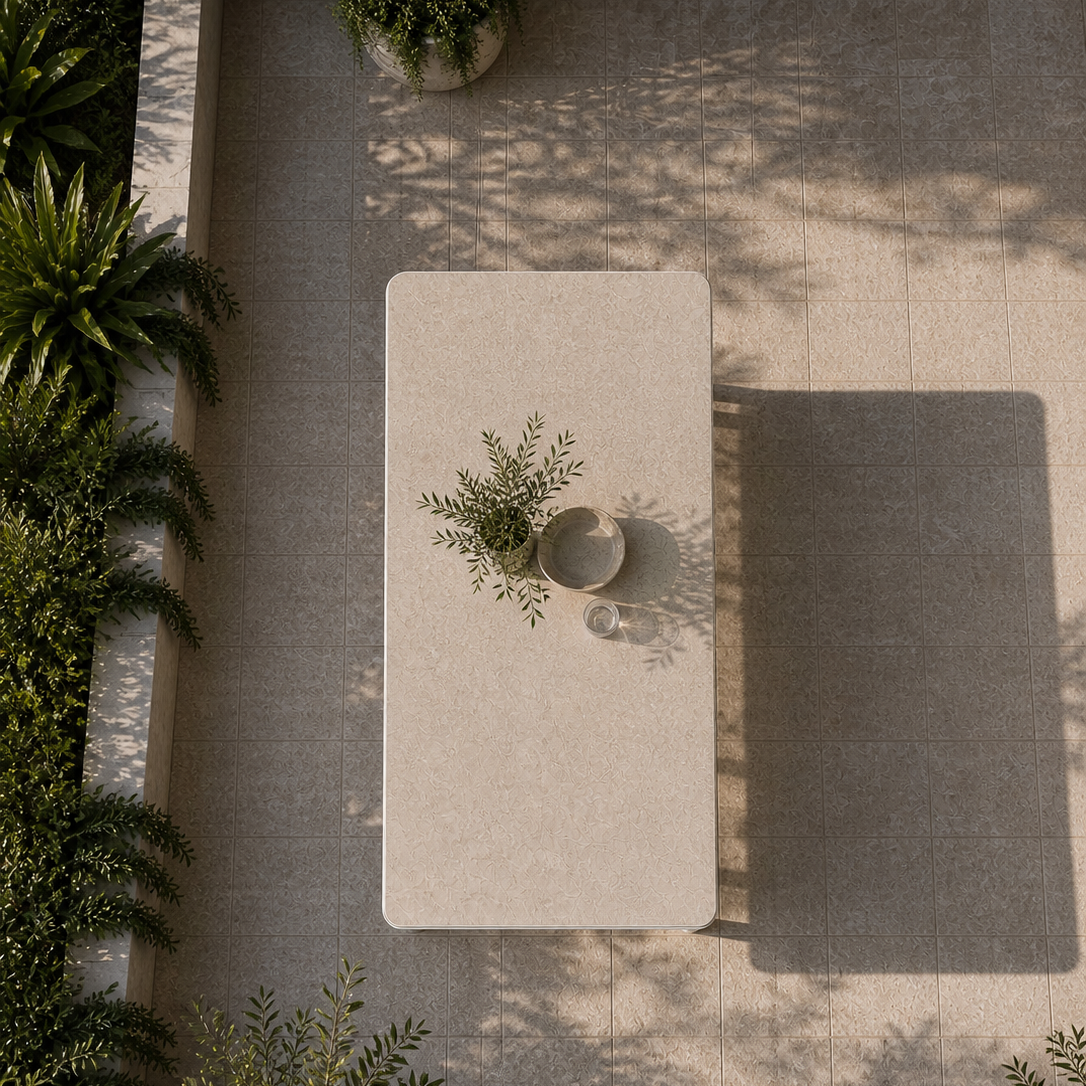 Aspen Dining Table - White | Baroque