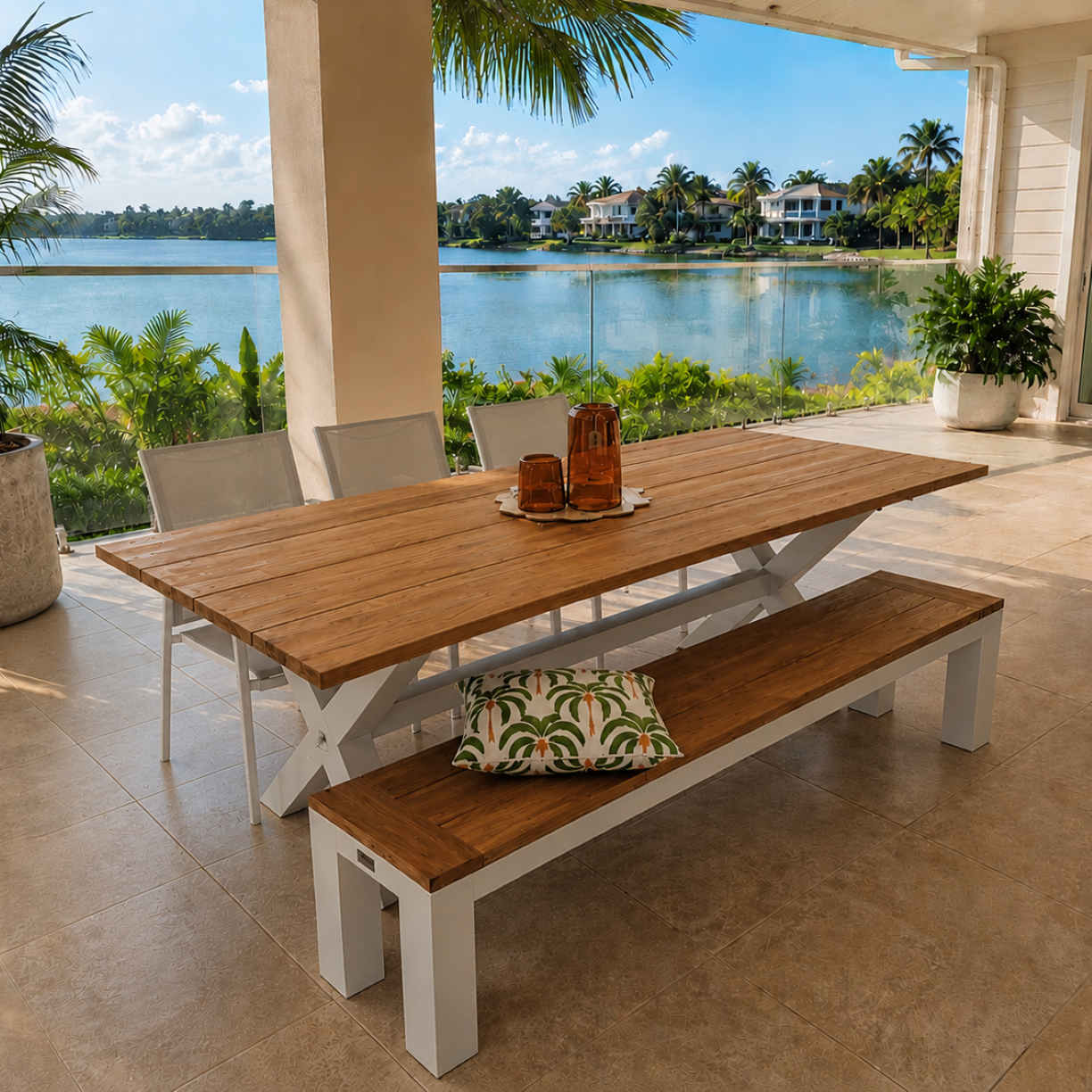 BELLONA, SENSE & LUCA DINING SETTING (FLOOR STOCK)