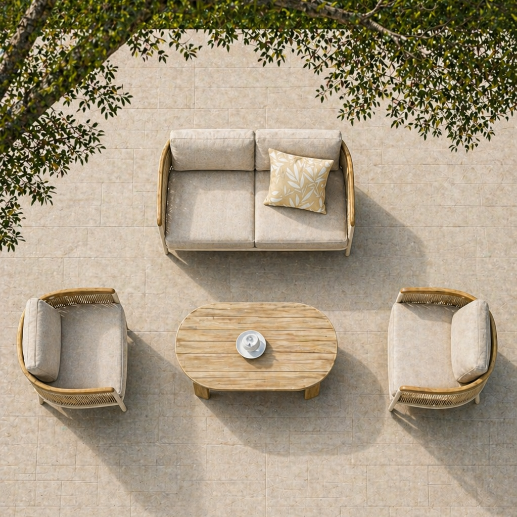 Bienno Lounge Setting - 4 pce