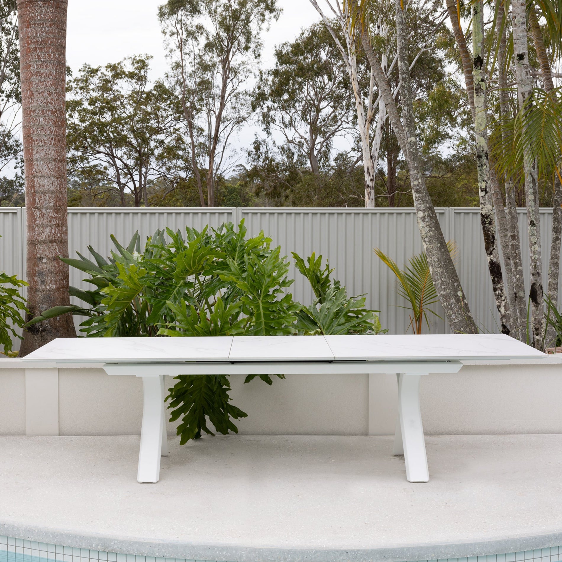 Carson Extension Table - White