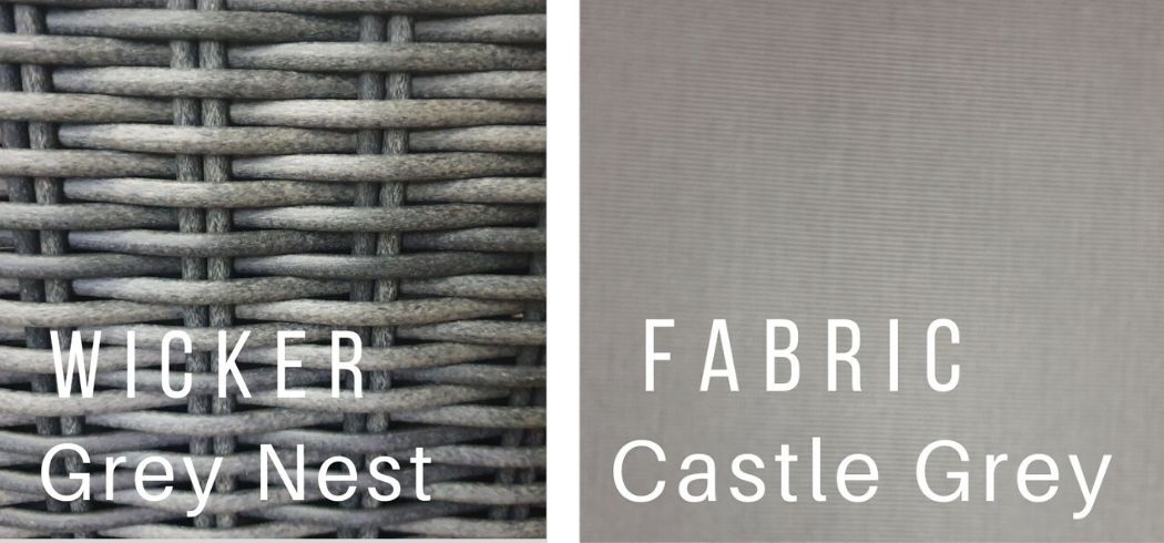 Swiss 4pce Lounge Setting - Castle Grey Floor Stock