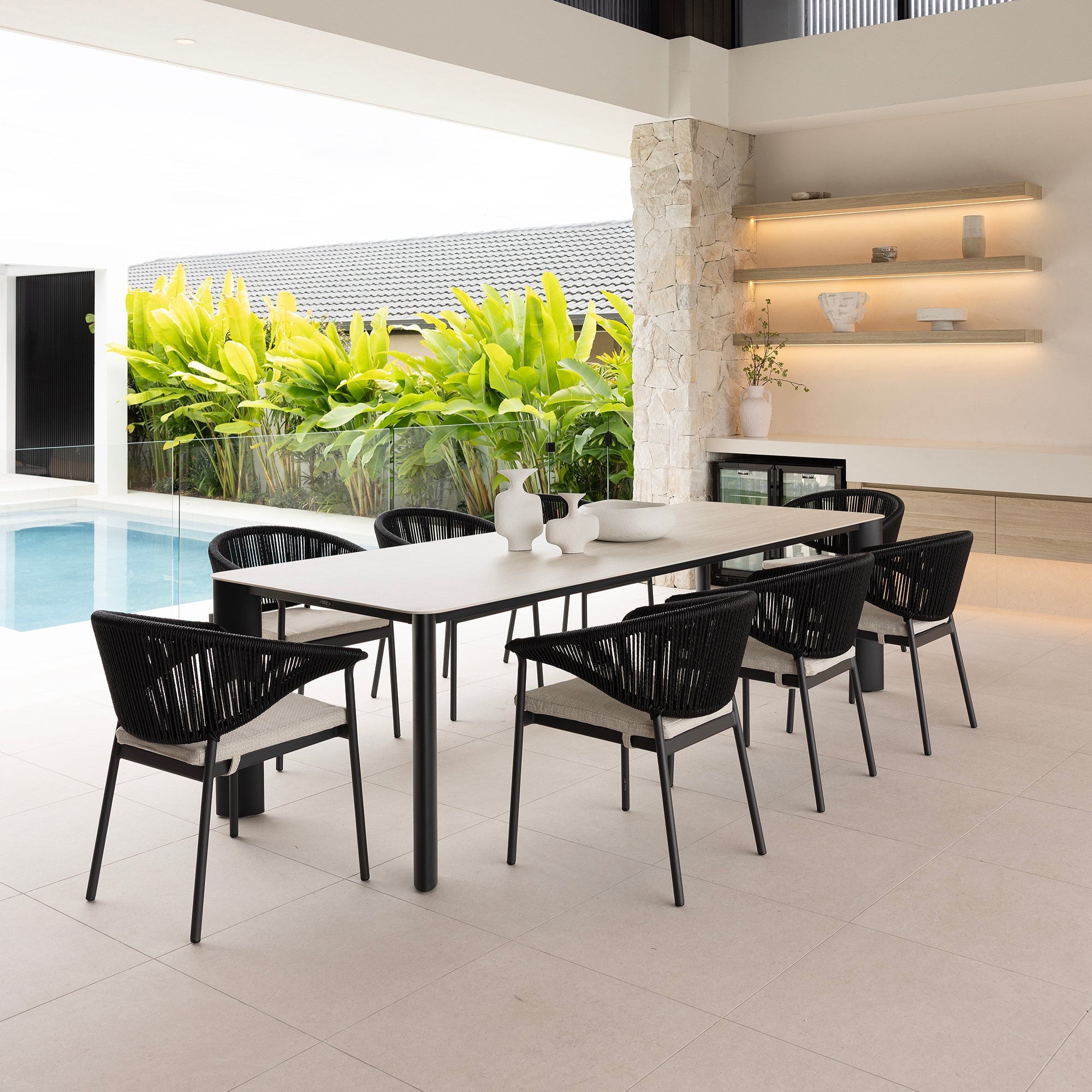 Celia Dining Chair - Charcoal | Stone