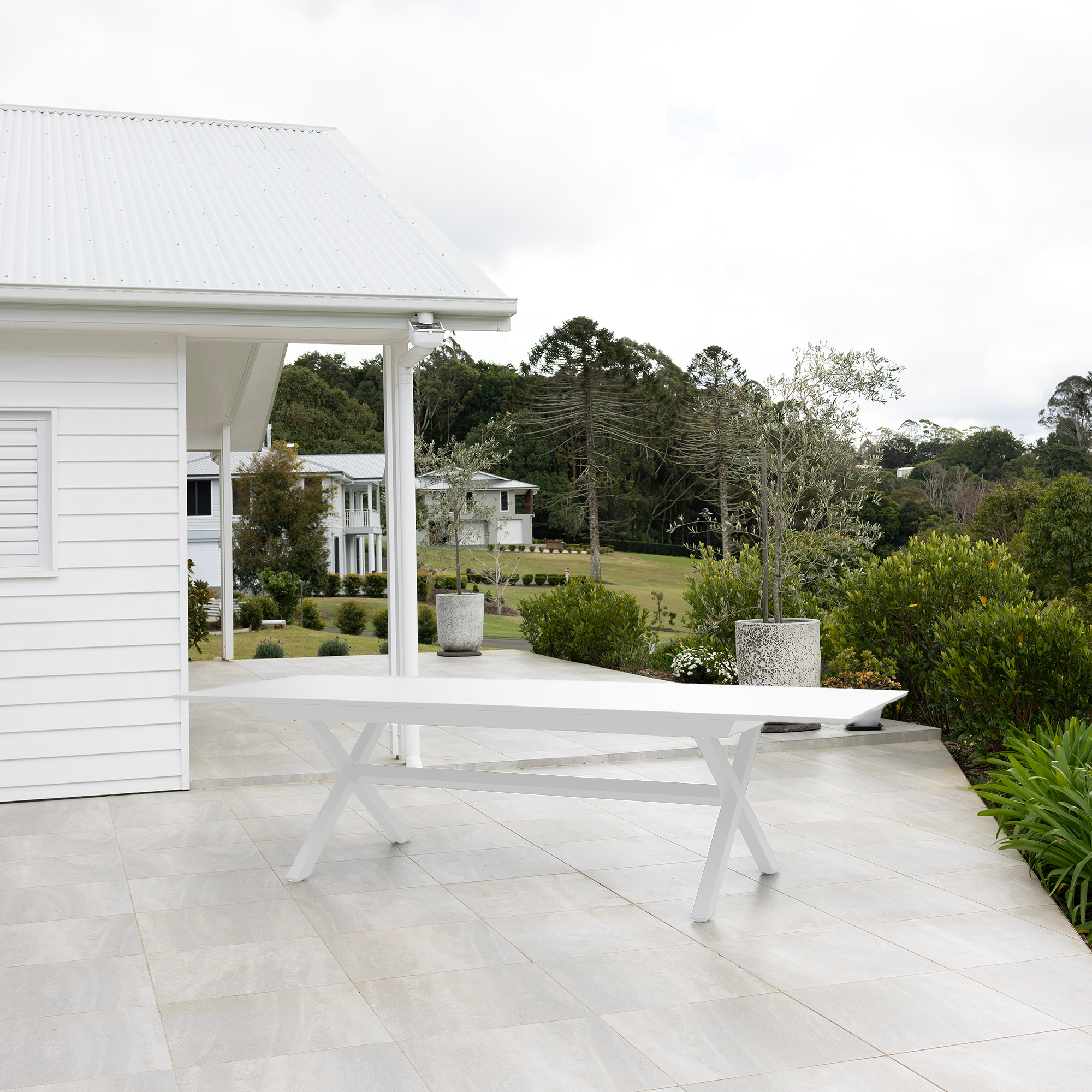 TROPEA EXTENSION TABLE MEDIUM - WHITE