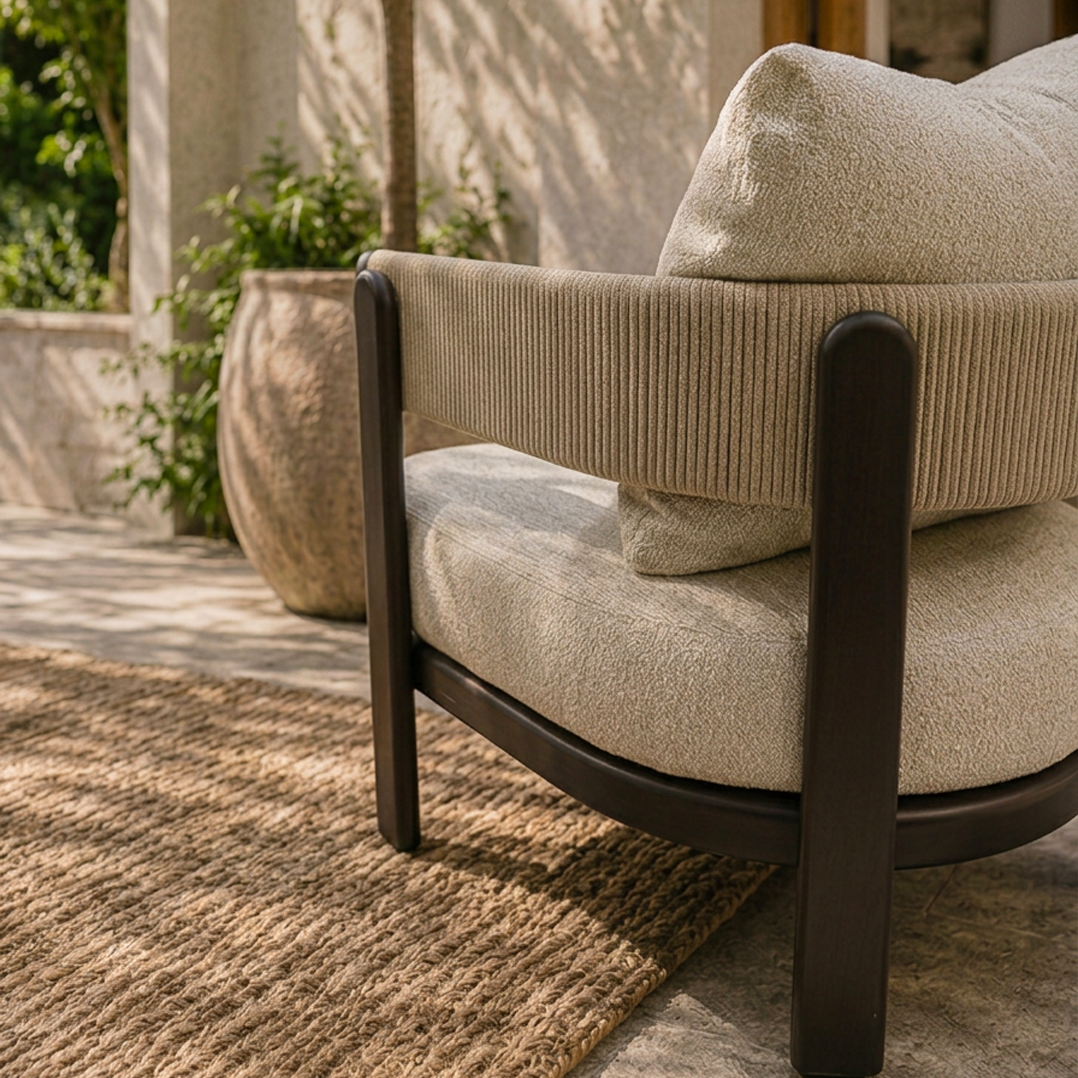 Harbour Lounge Setting - 4 pce Umbria | Beige Boucle