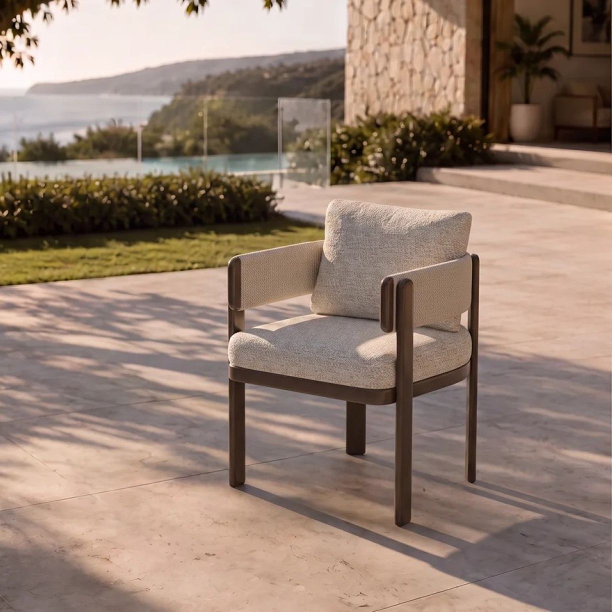 OLIVER & HARBOUR DINING SETTING 7PCE - UMBRIA