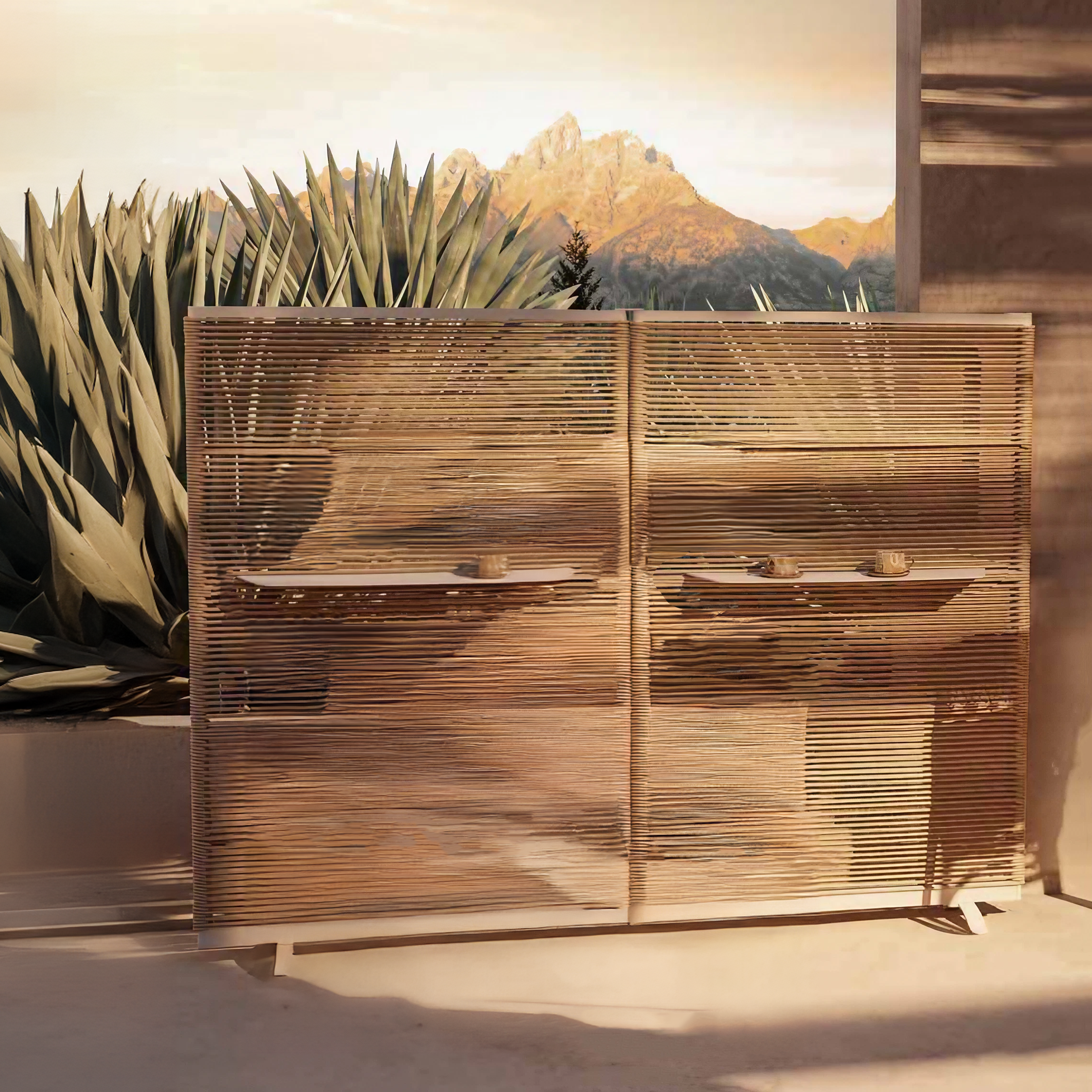 NOVARA SCREEN WITH SHELF