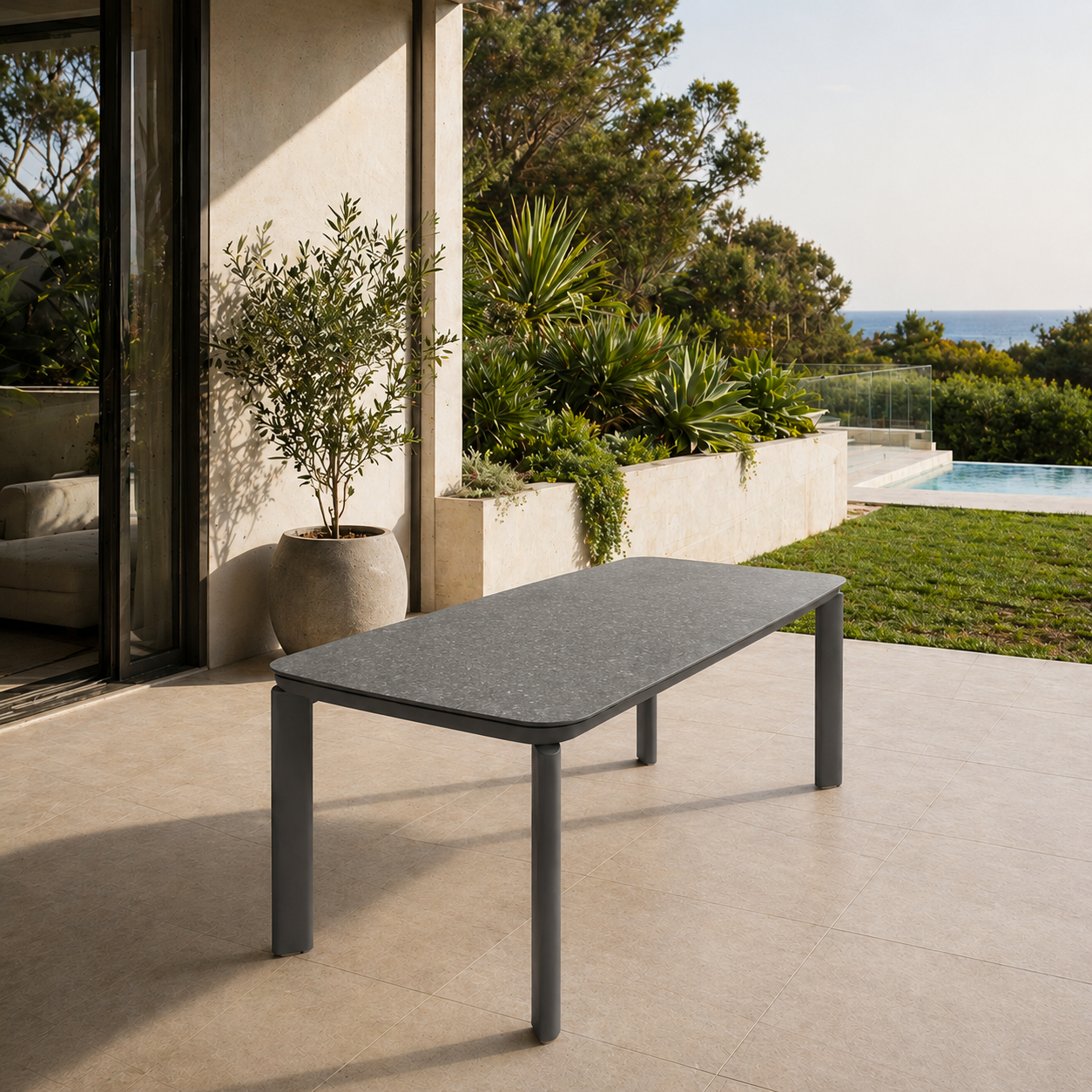 Oliver Table - Charcoal