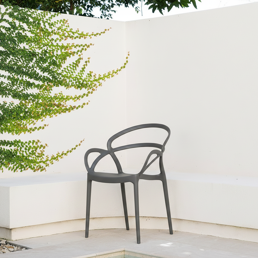 Monterrey & Ostuni Dining Setting - 7 pce Charcoal