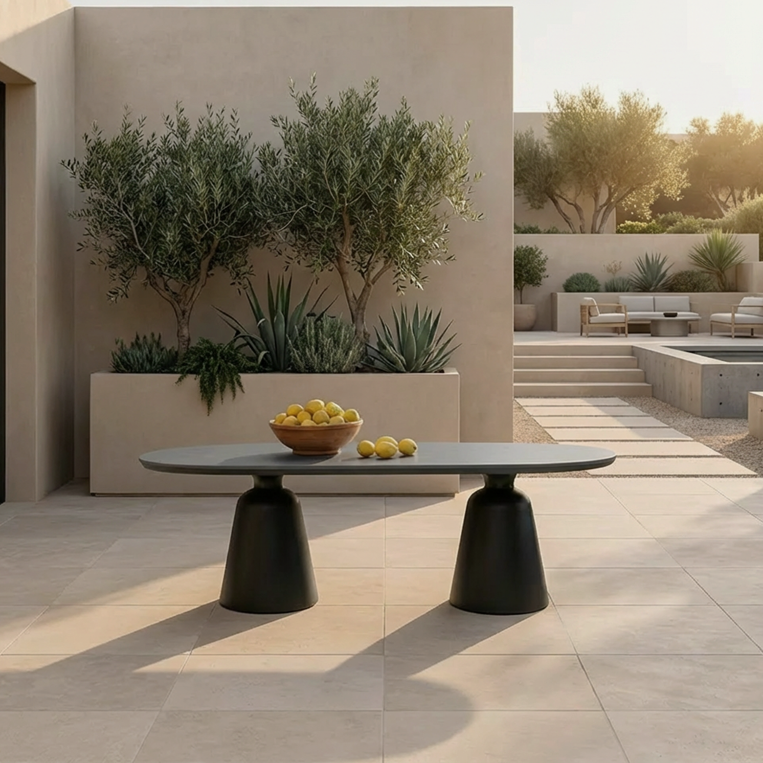 PONTE DINING TABLE - BLACK