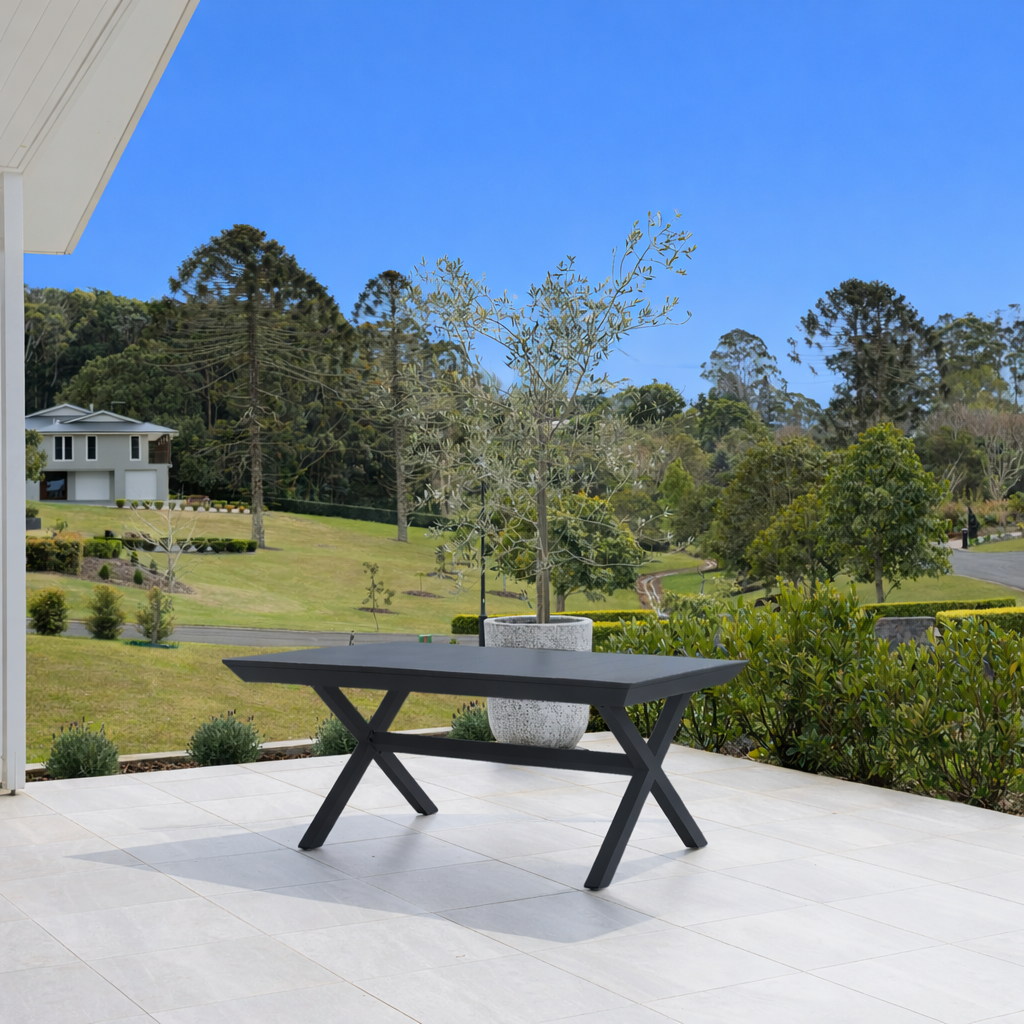 Tropea Small Extension Table - Charcoal