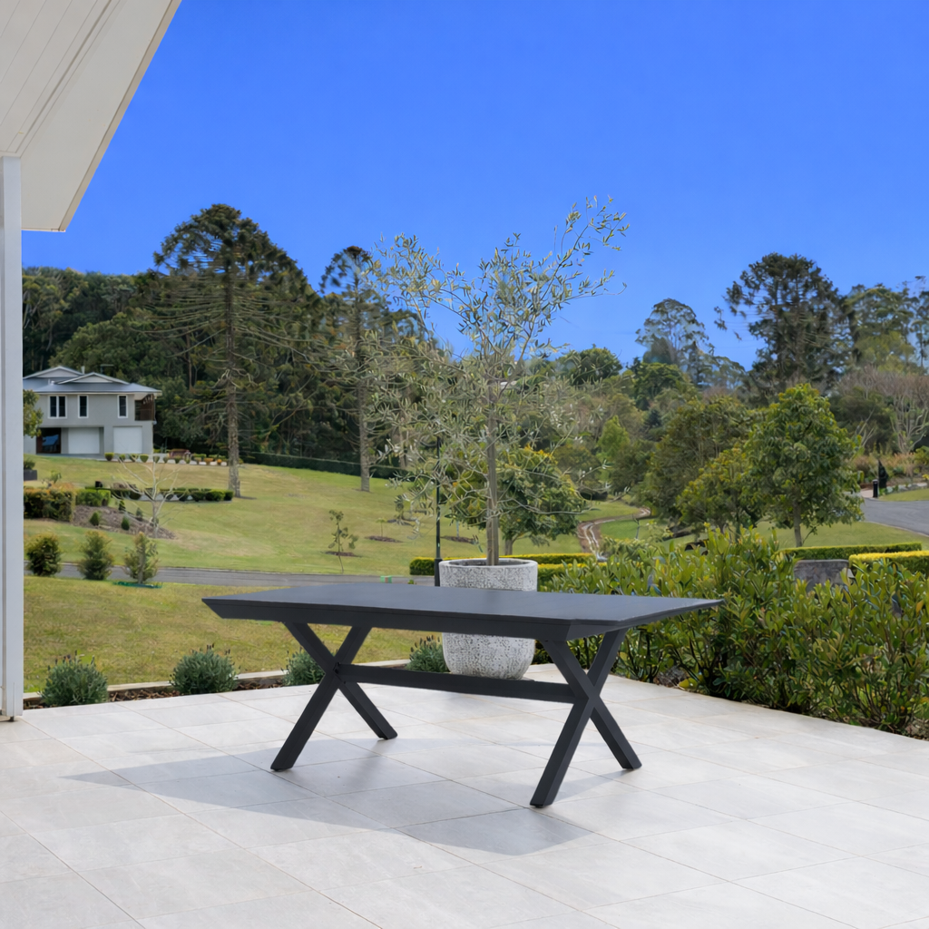 Tropea Small Extension Table - Charcoal