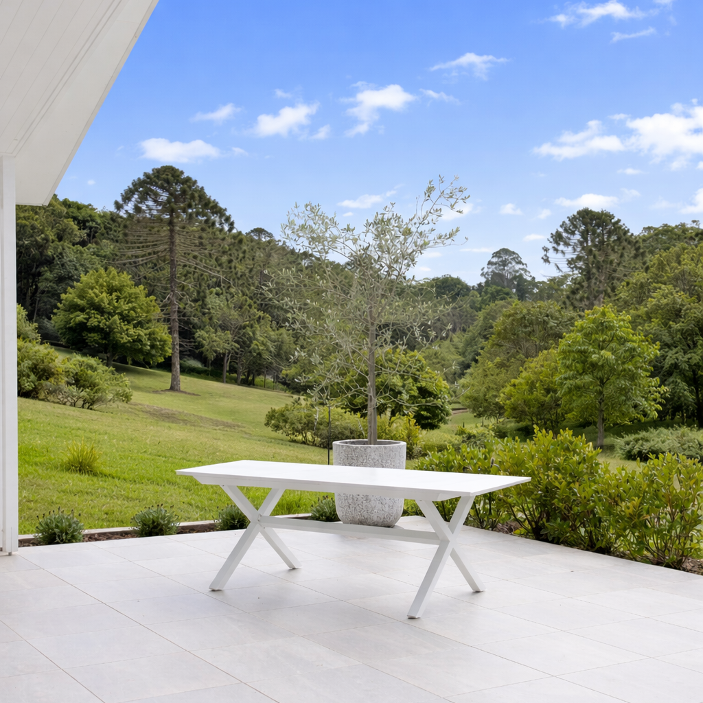 Tropea Small Extension Table - White