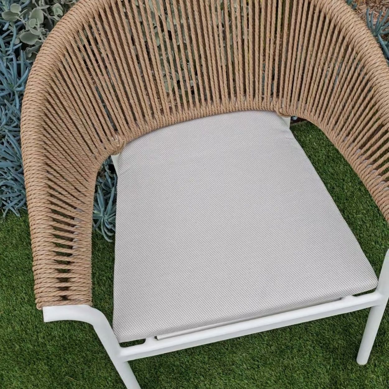 Celia Dining Chair - White | Natural