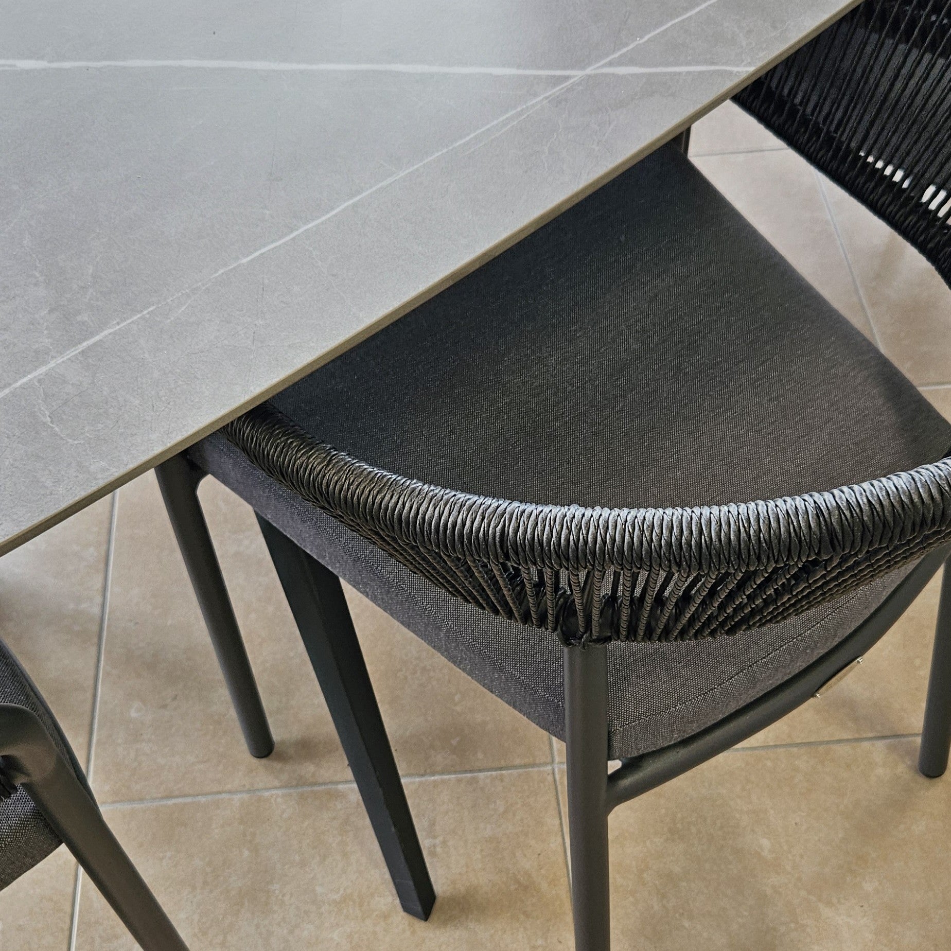 AMALFI & MARBELLA DINING SETTING 7 PCE - FLOOR STOCK