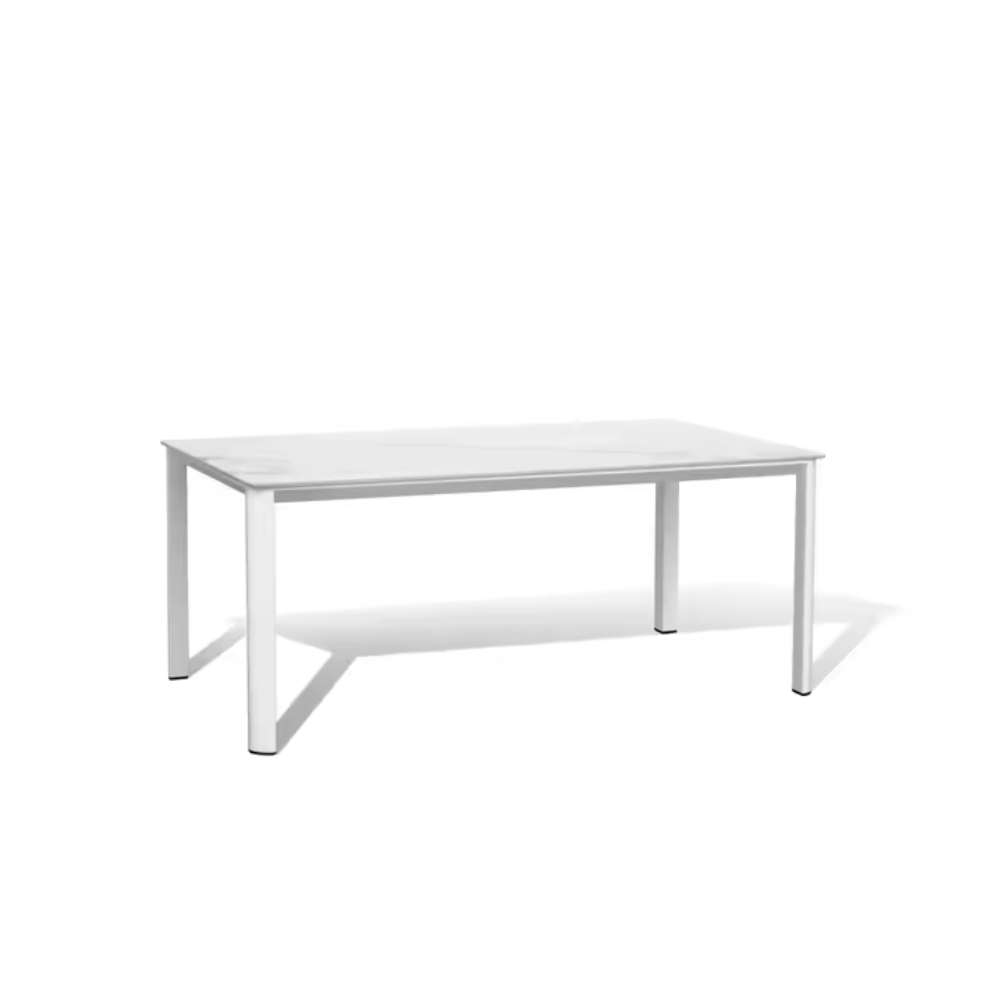 Aspen Dining Table - 200 x 90cm White Marble