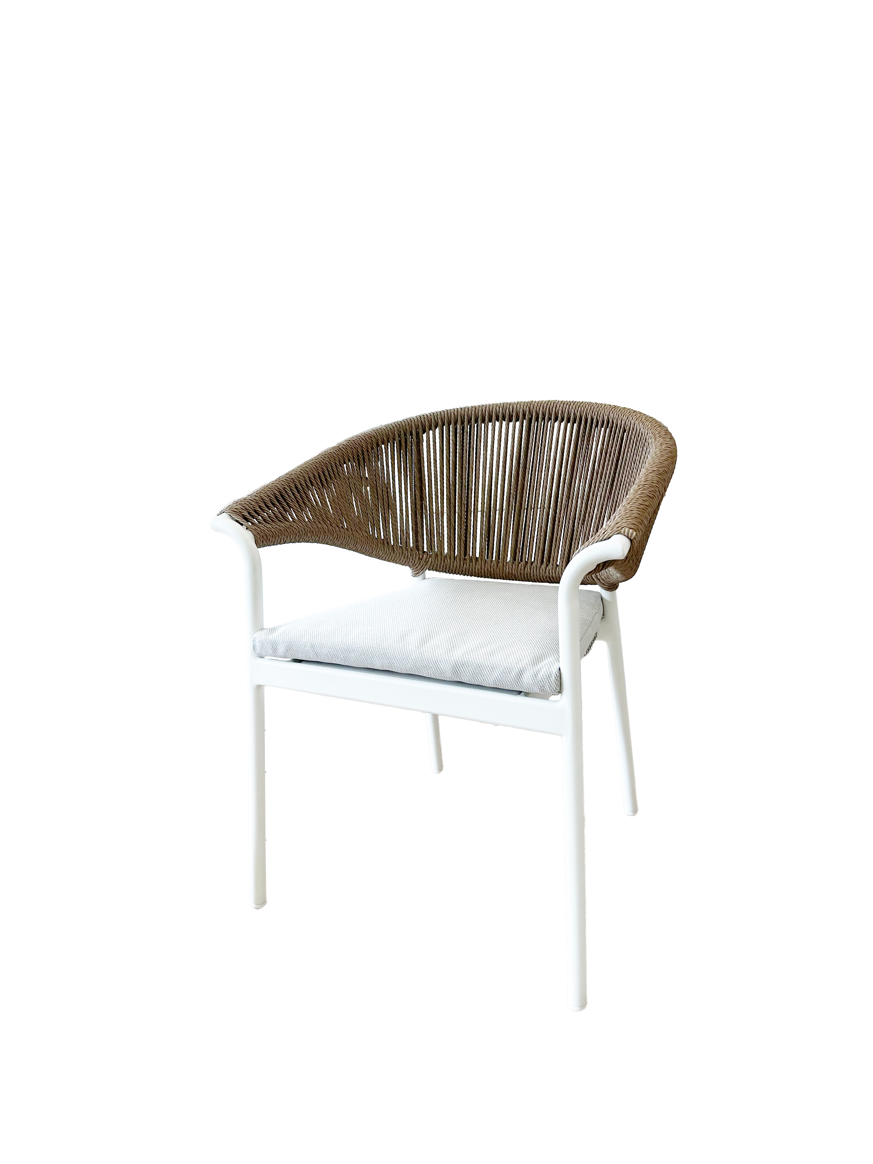 Celia Dining Chair - White | Natural