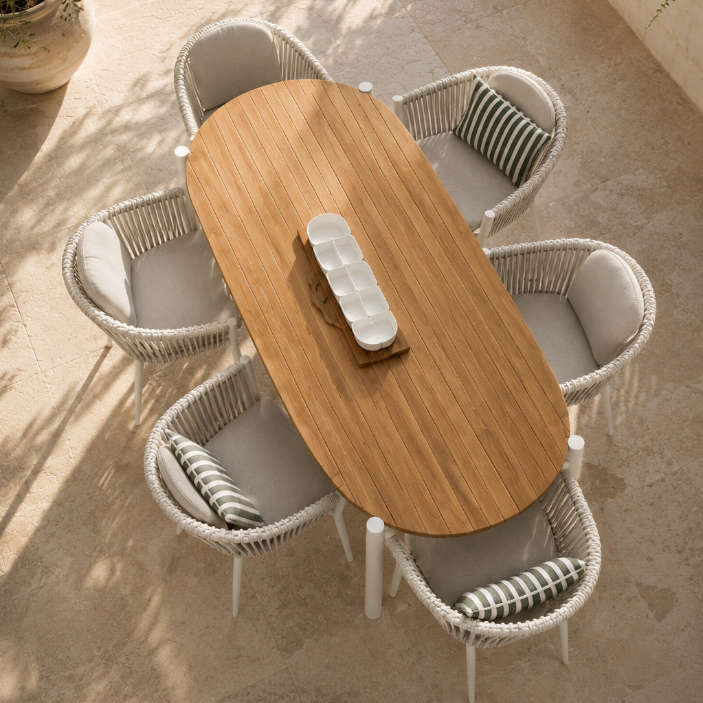 Oviedo & Artemis Dining Setting (Floor Stock)