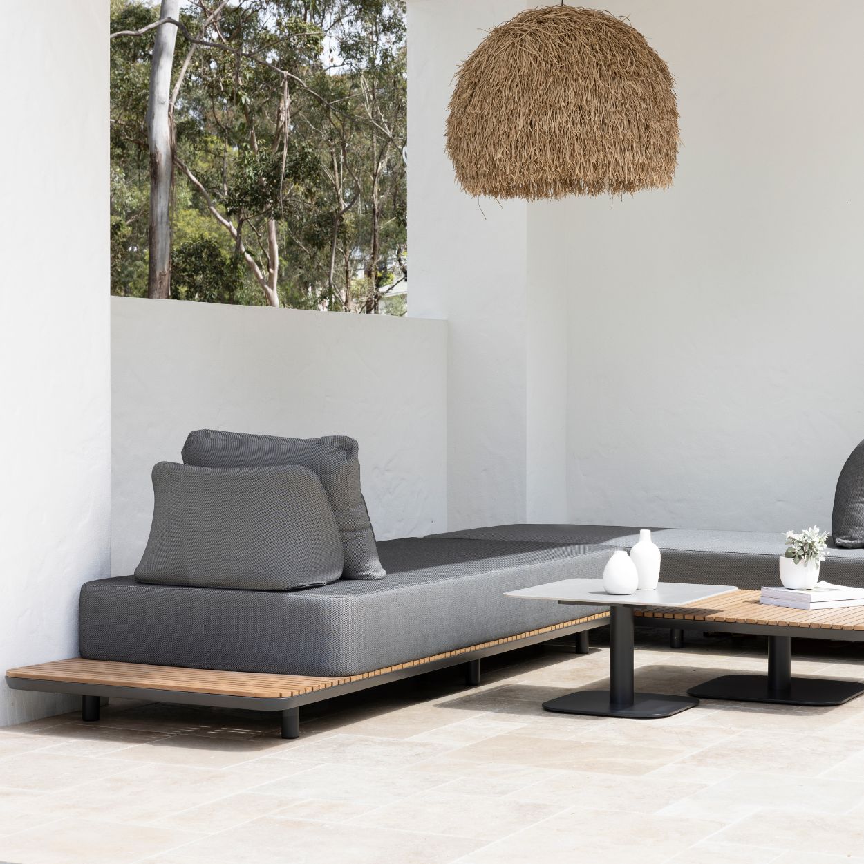 New Wave 4pce Lounge Setting - Charcoal