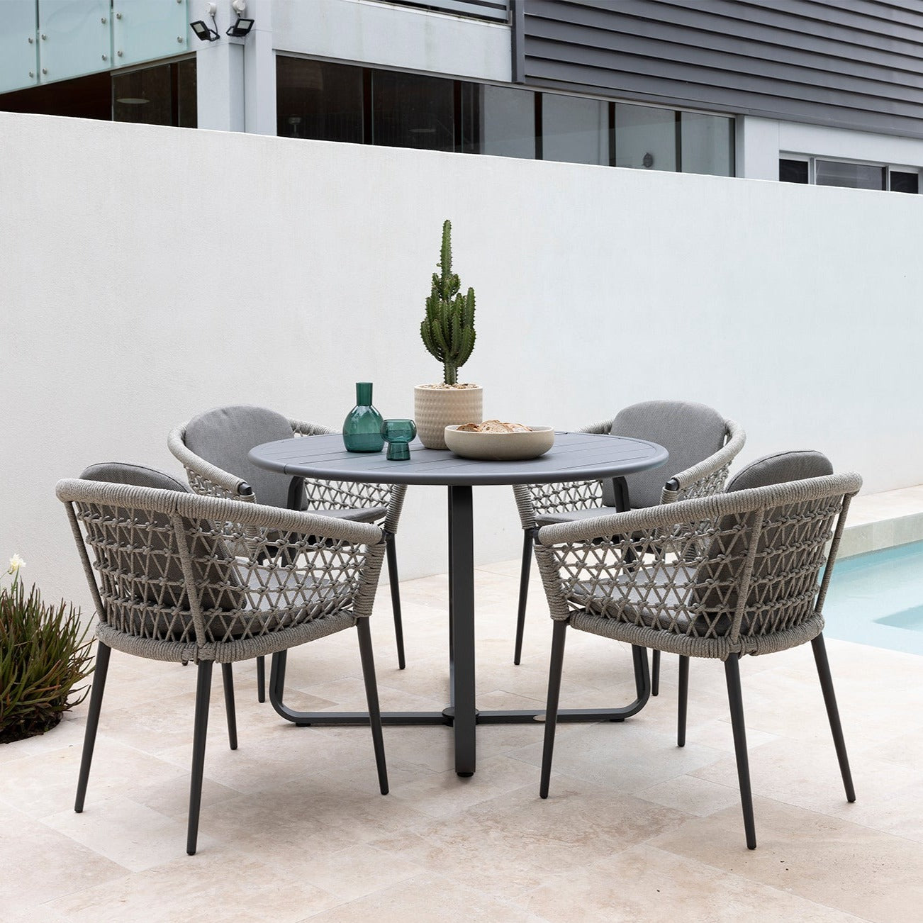 Palma & Leto Dining Setting - 5 pce