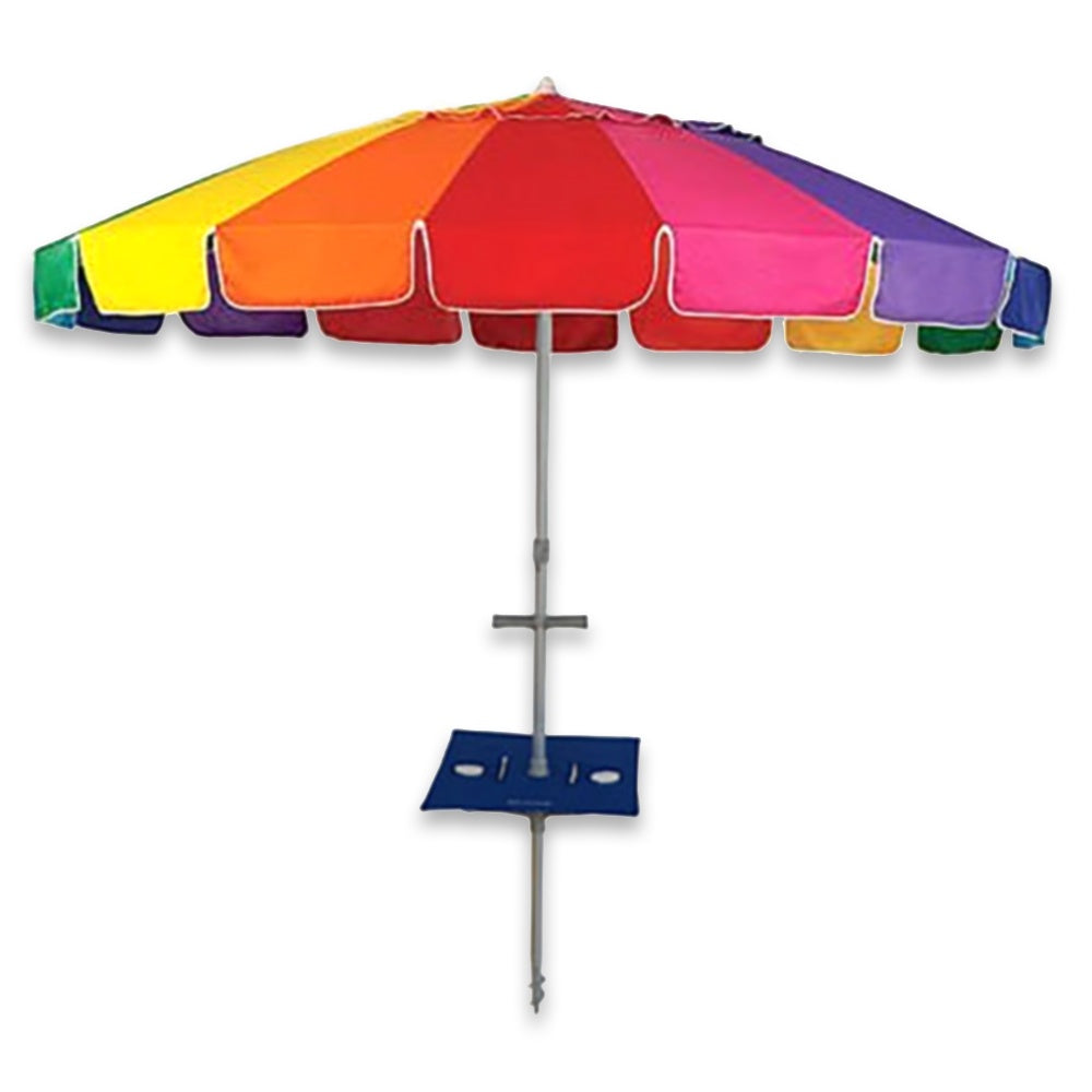 RAINBOW 240CM UMBRELL WITH TABLE