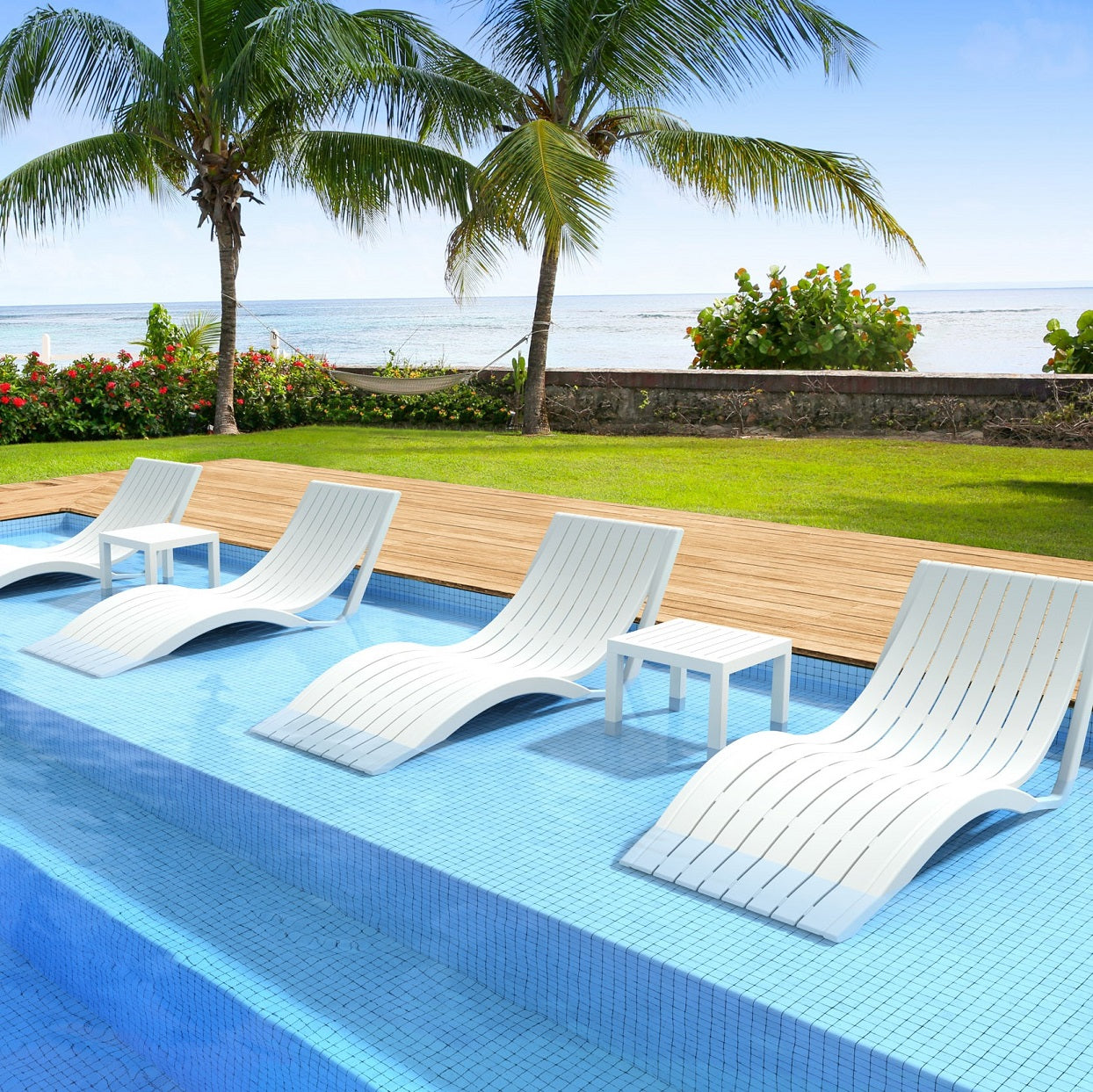 Slim Resin Sunlounge