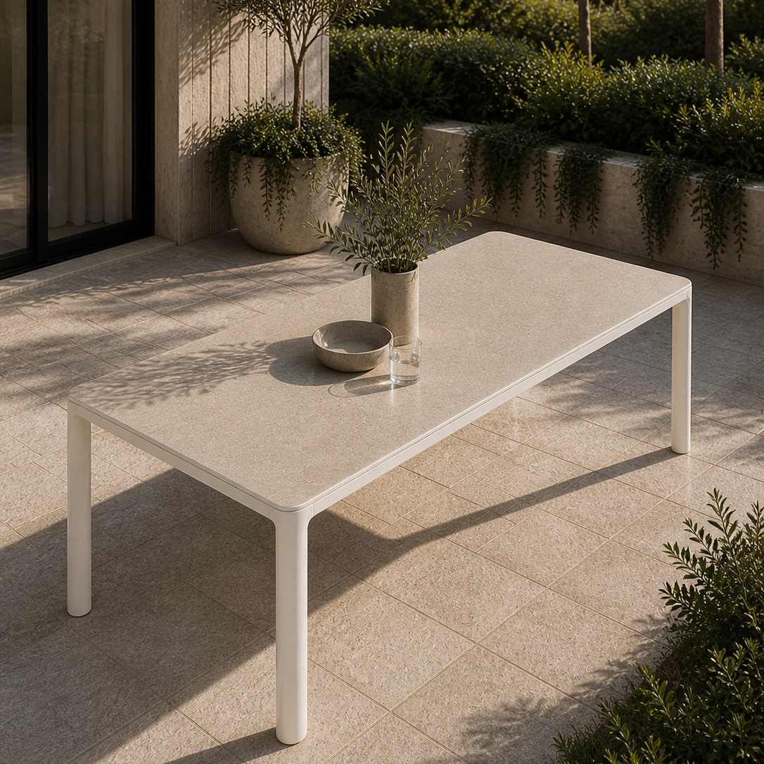 Aspen Dining Table - White | Baroque