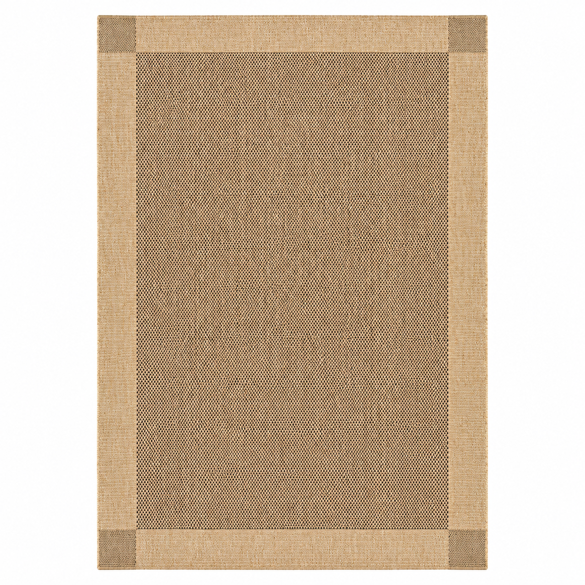 Veranda Outdoor Rug - Black Straw
