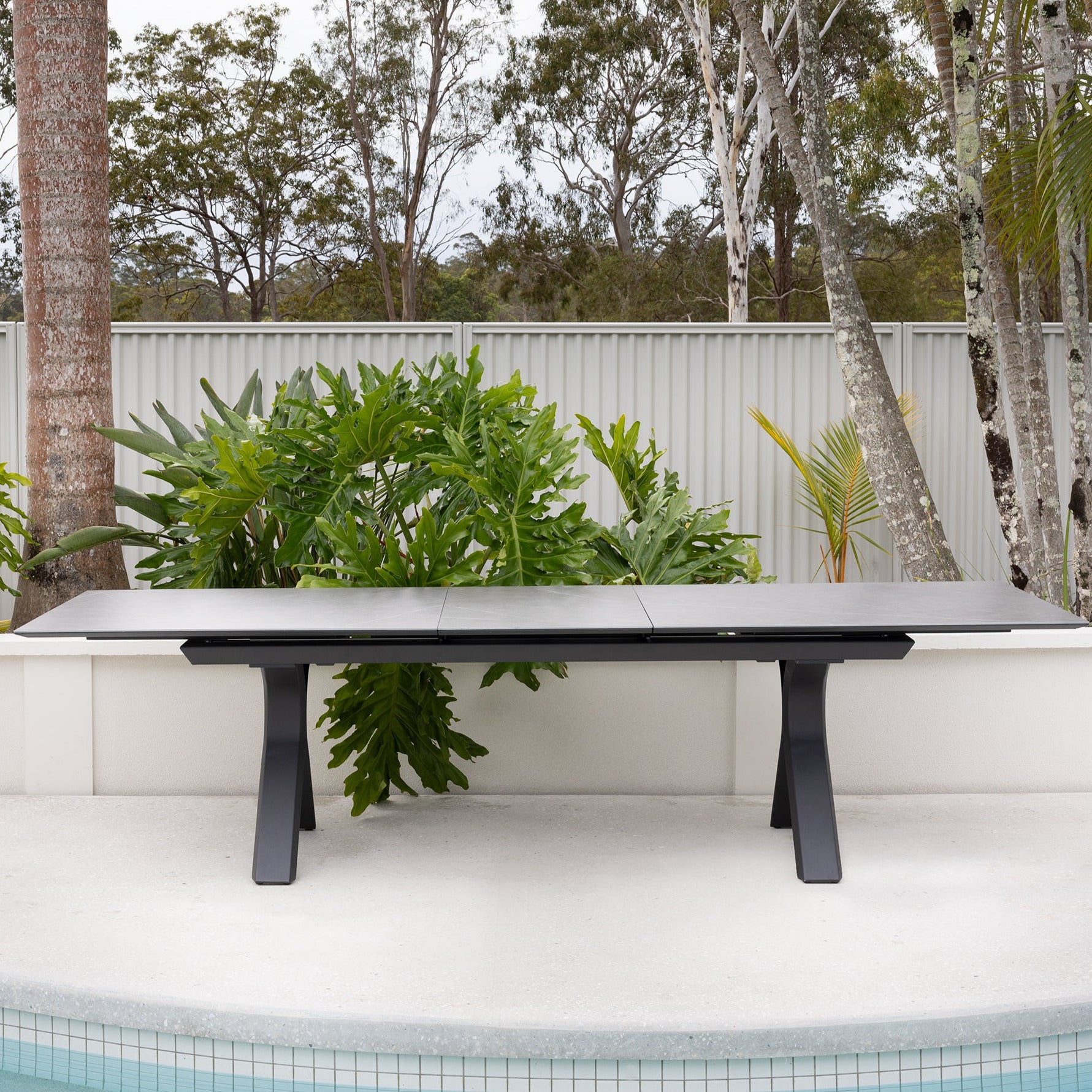 Carson Extension Table  - Charcoal