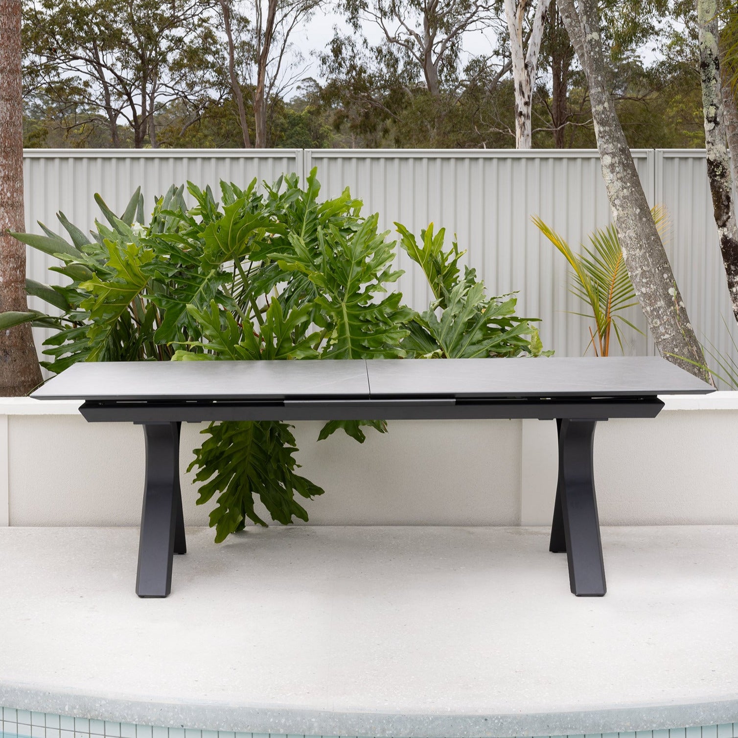 Carson Extension Table  - Charcoal