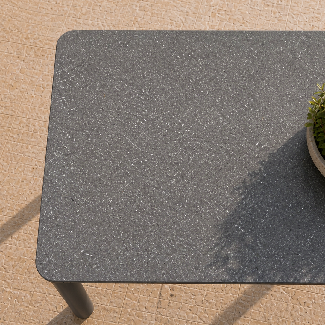 Aspen Dining Table -  Charcoal 200 x 90 cm