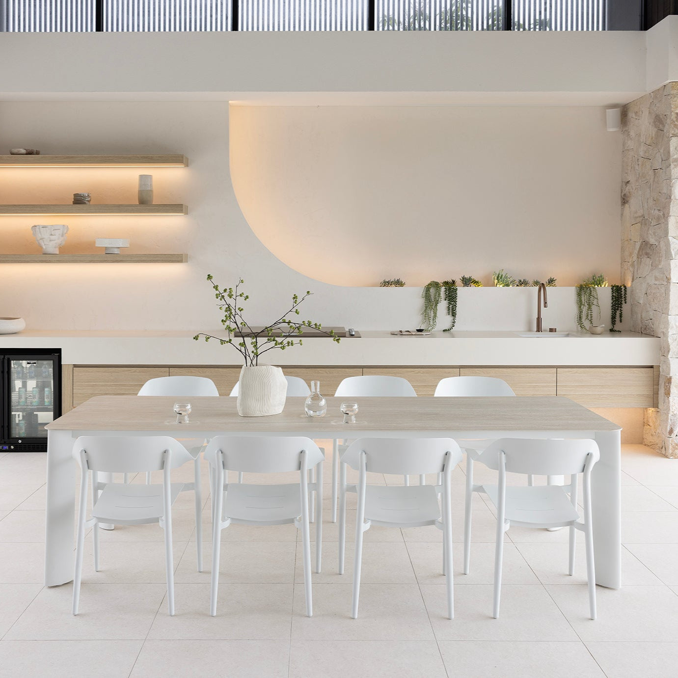 Rhonda Dining Table - White