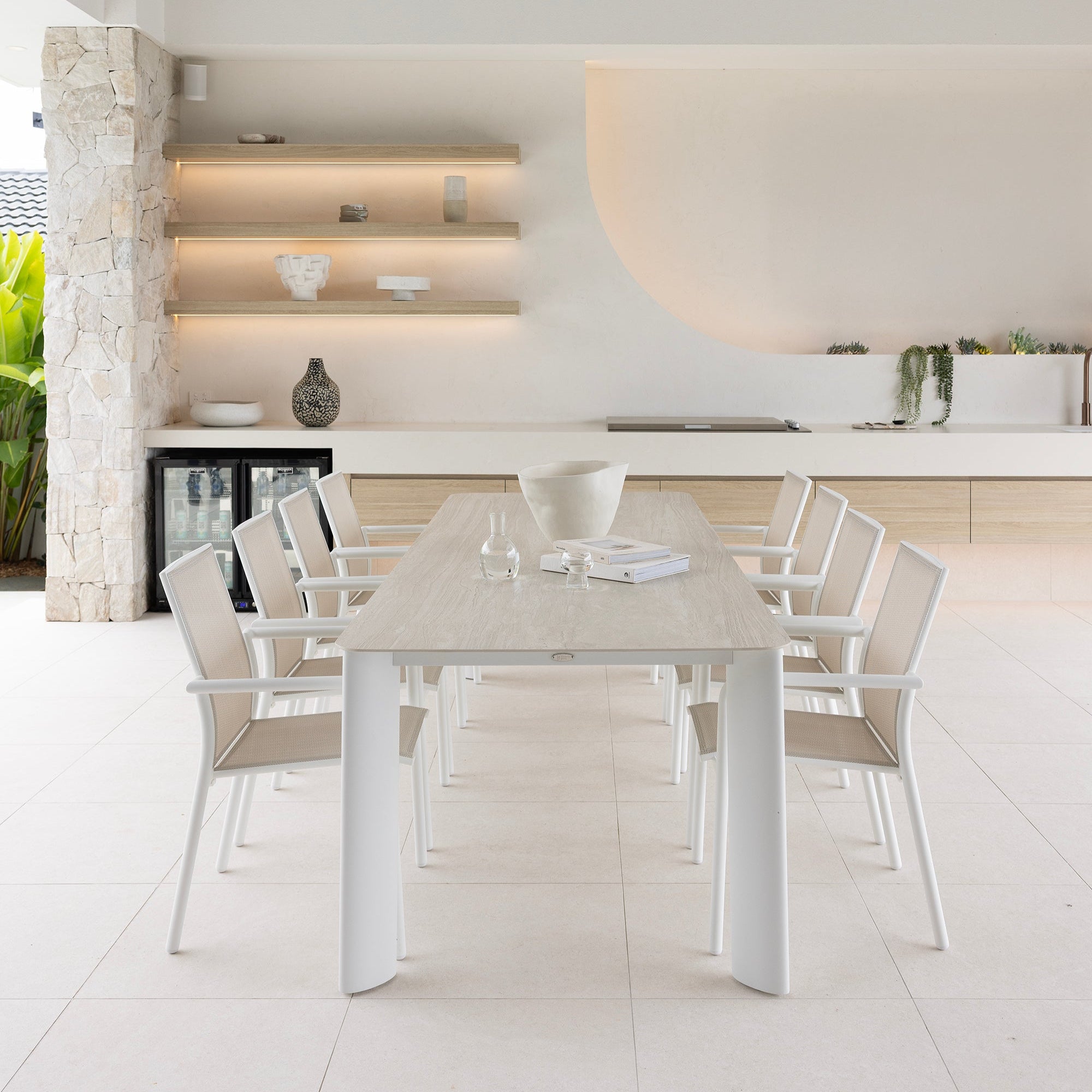 Rhonda Dining Table - White