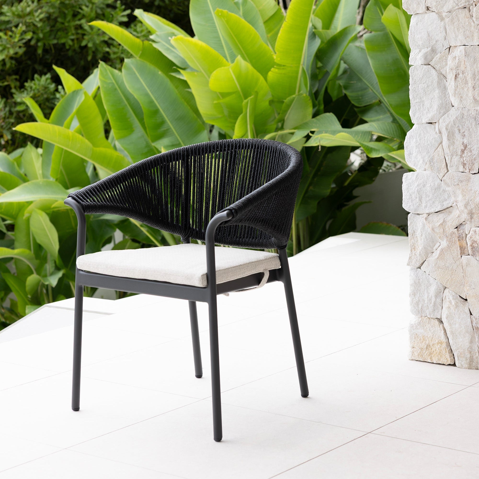 Celia Dining Chair - Charcoal | Stone