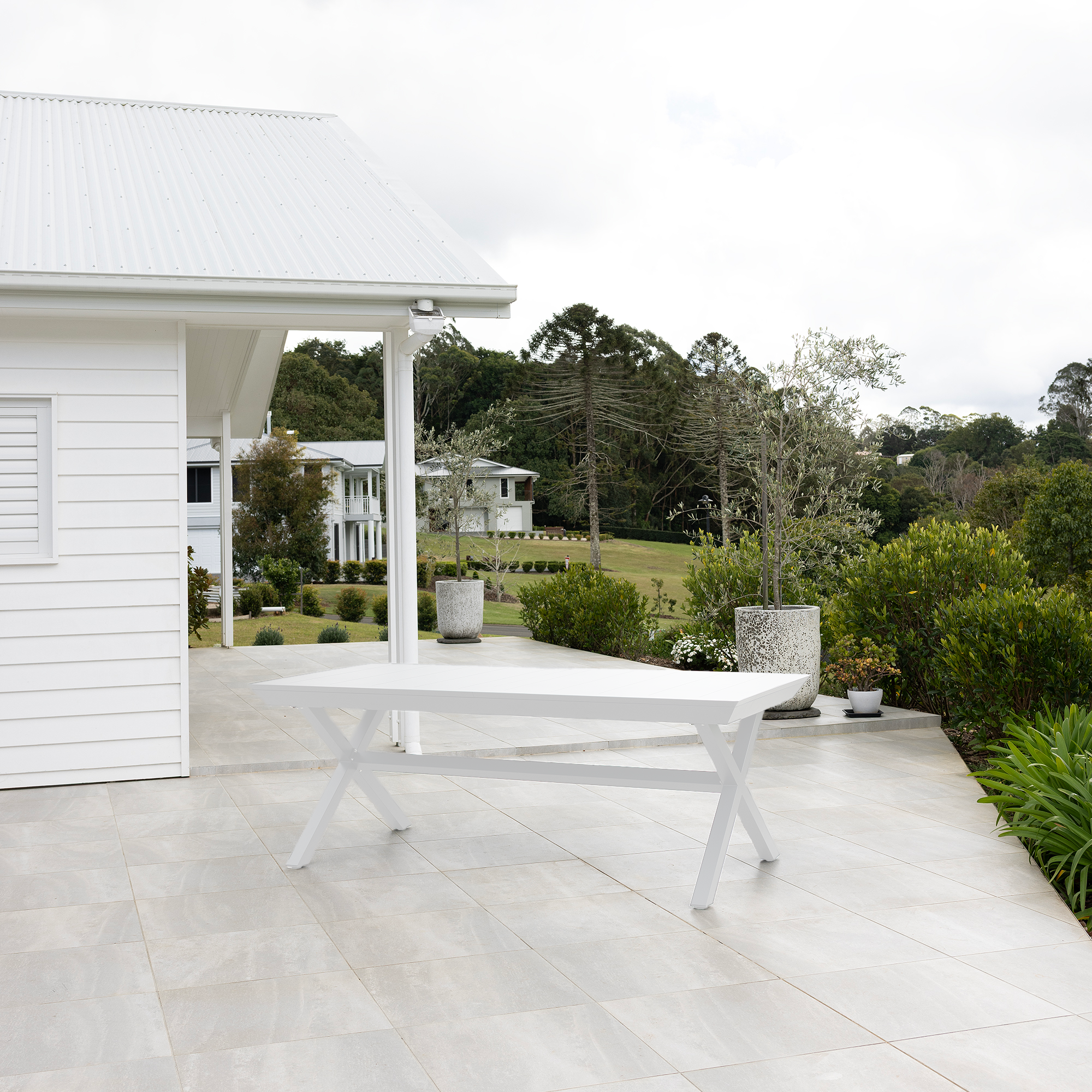 TROPEA  EXTENSION TABLE MEDIUM - WHITE