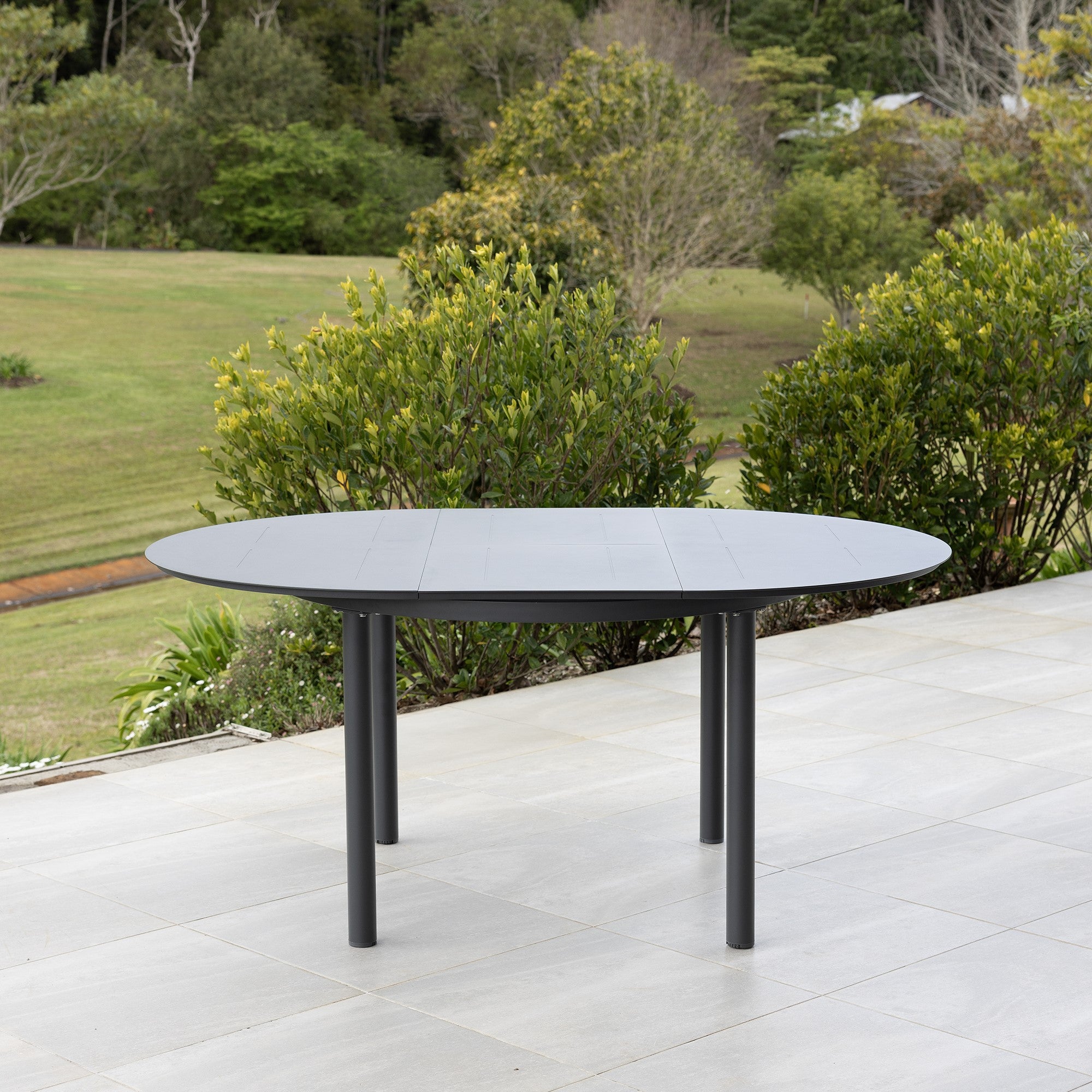 Globe Extension Table - Charcoal