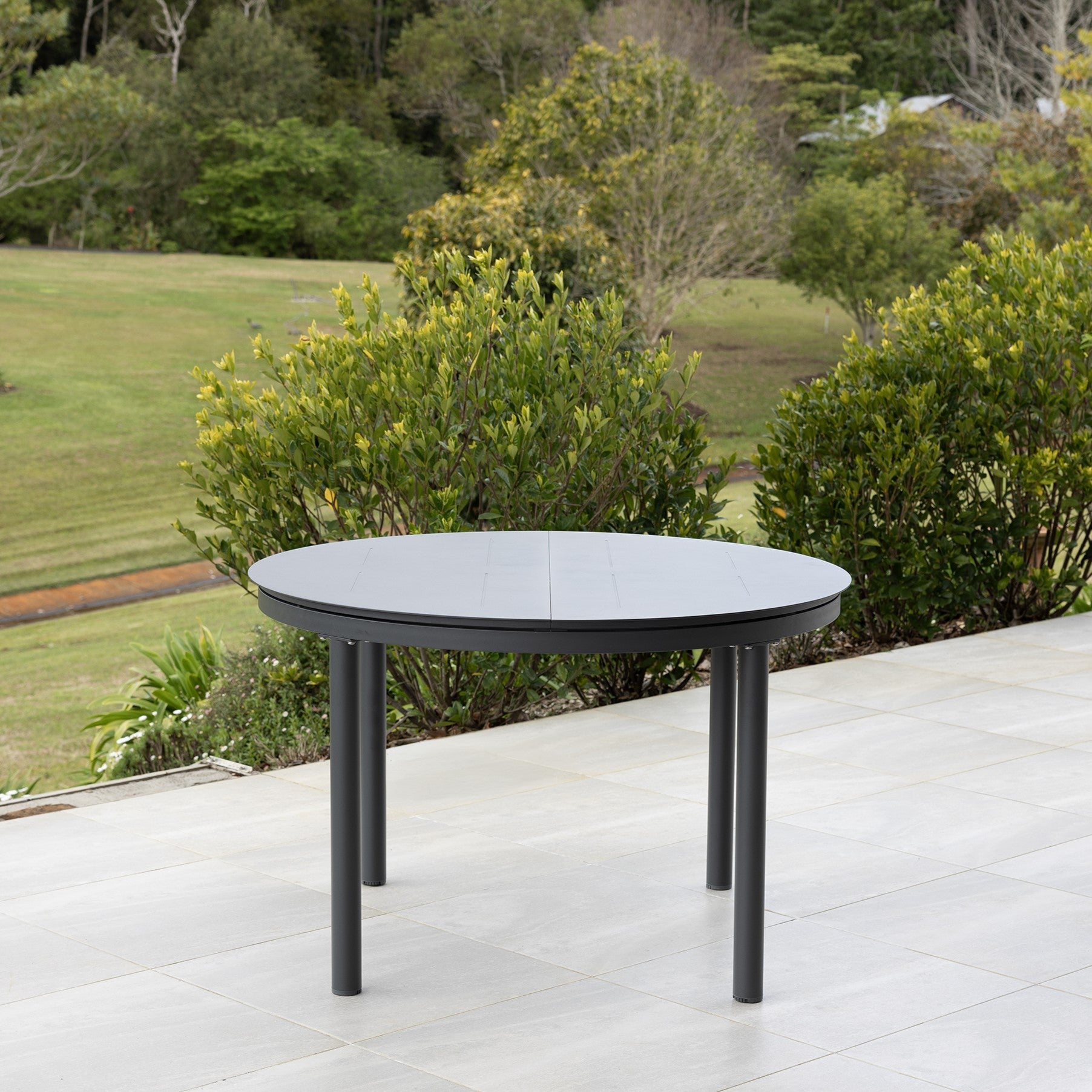 Globe Extension Table - Charcoal