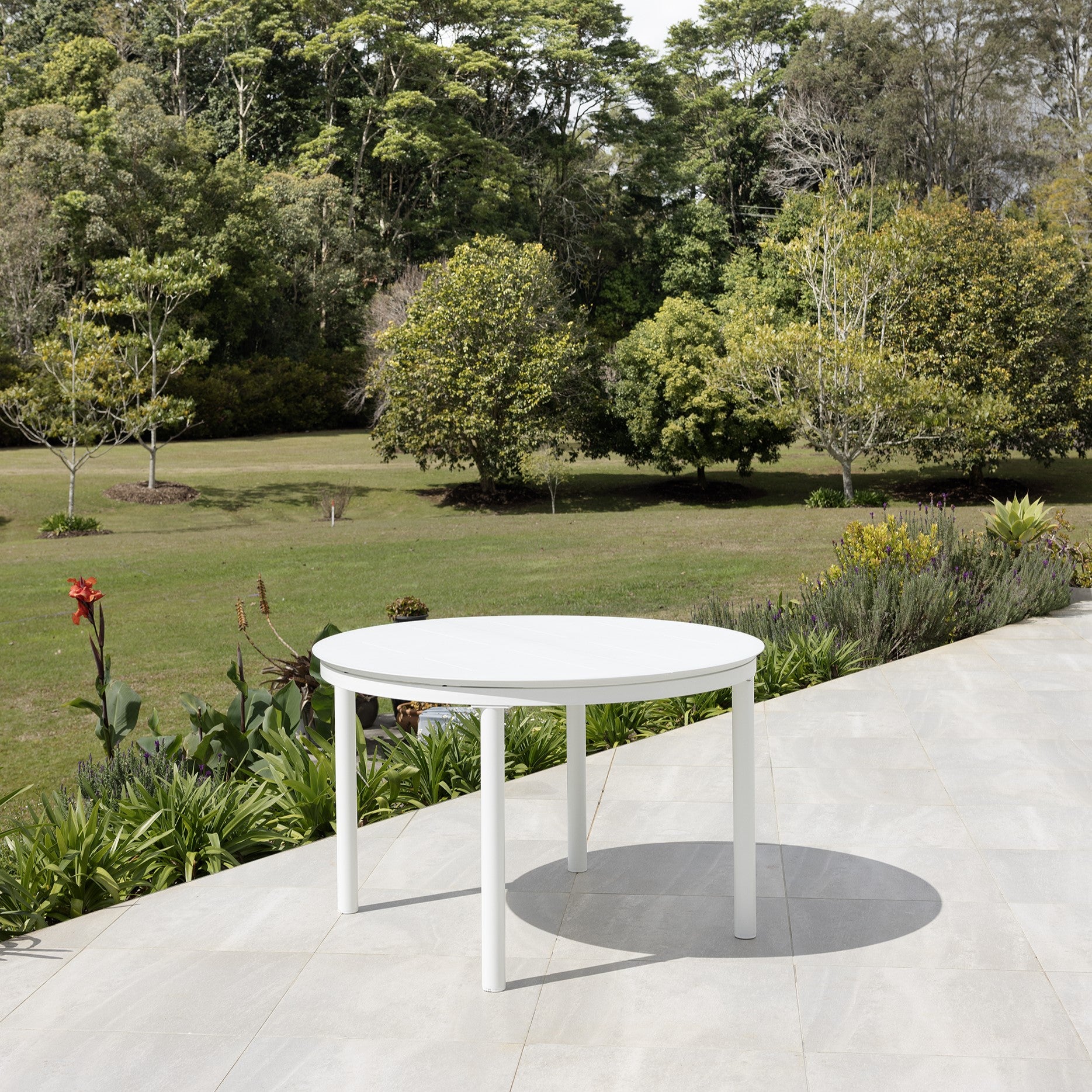 Globe Extension Table - White