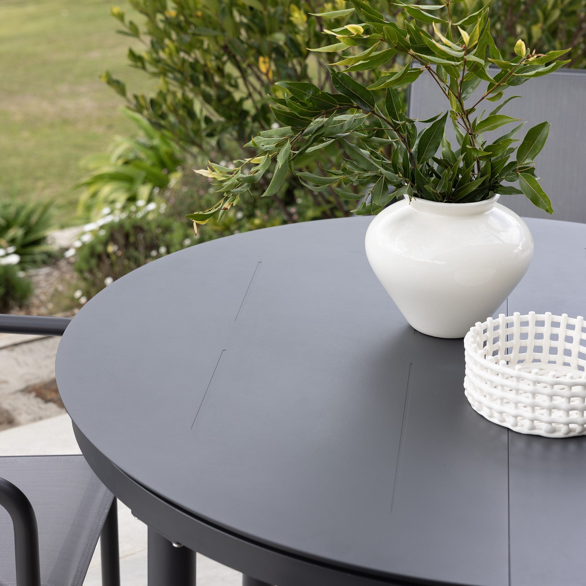 Globe Extension Table - Charcoal