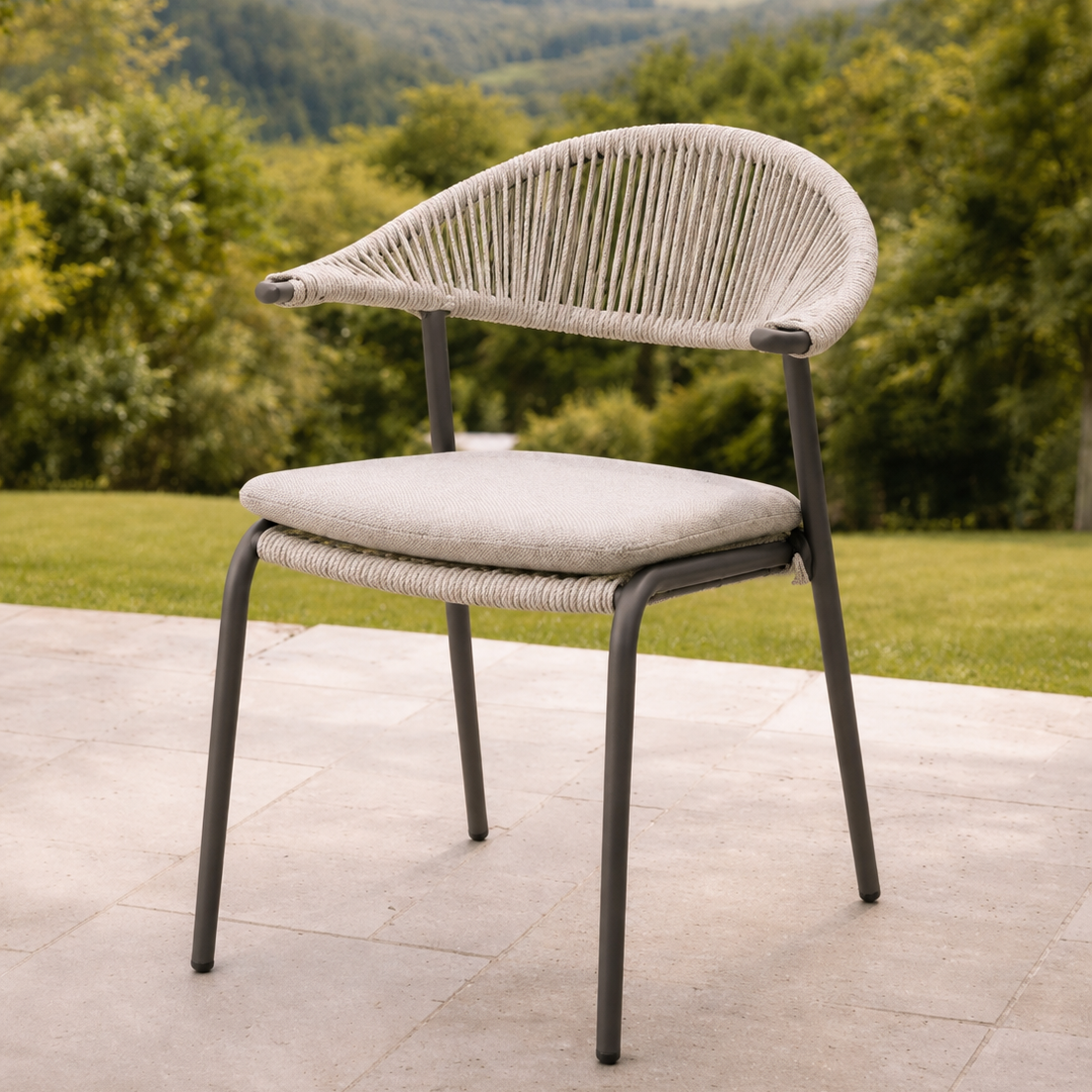 Mila Dining Chair - Umbria | Beige Boucle
