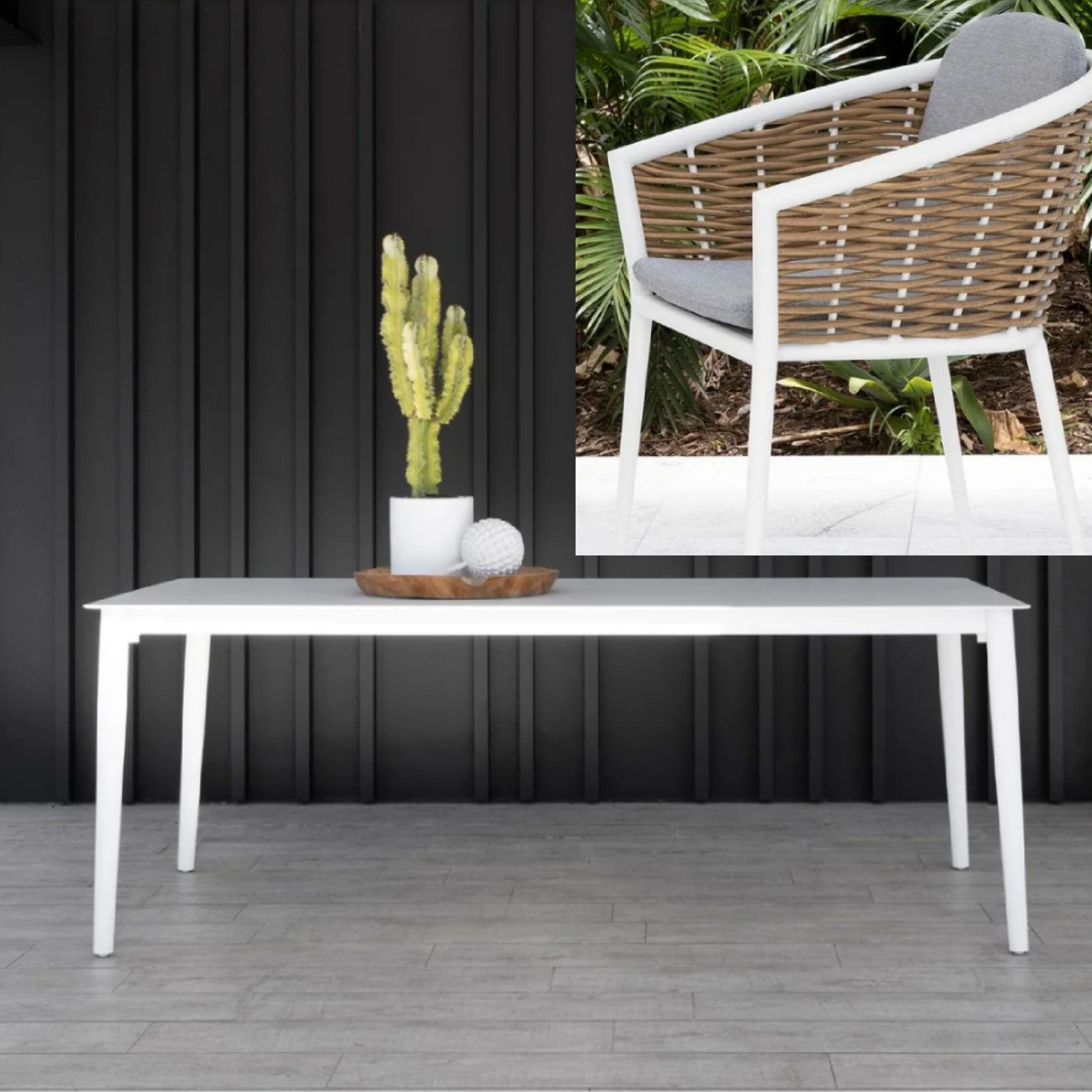 OCEAN & ARTEMIS DINING SETTING - 7PCE
