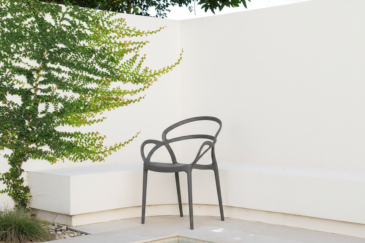 Estella & Ostuni Dining Setting - 7 pce Charcoal