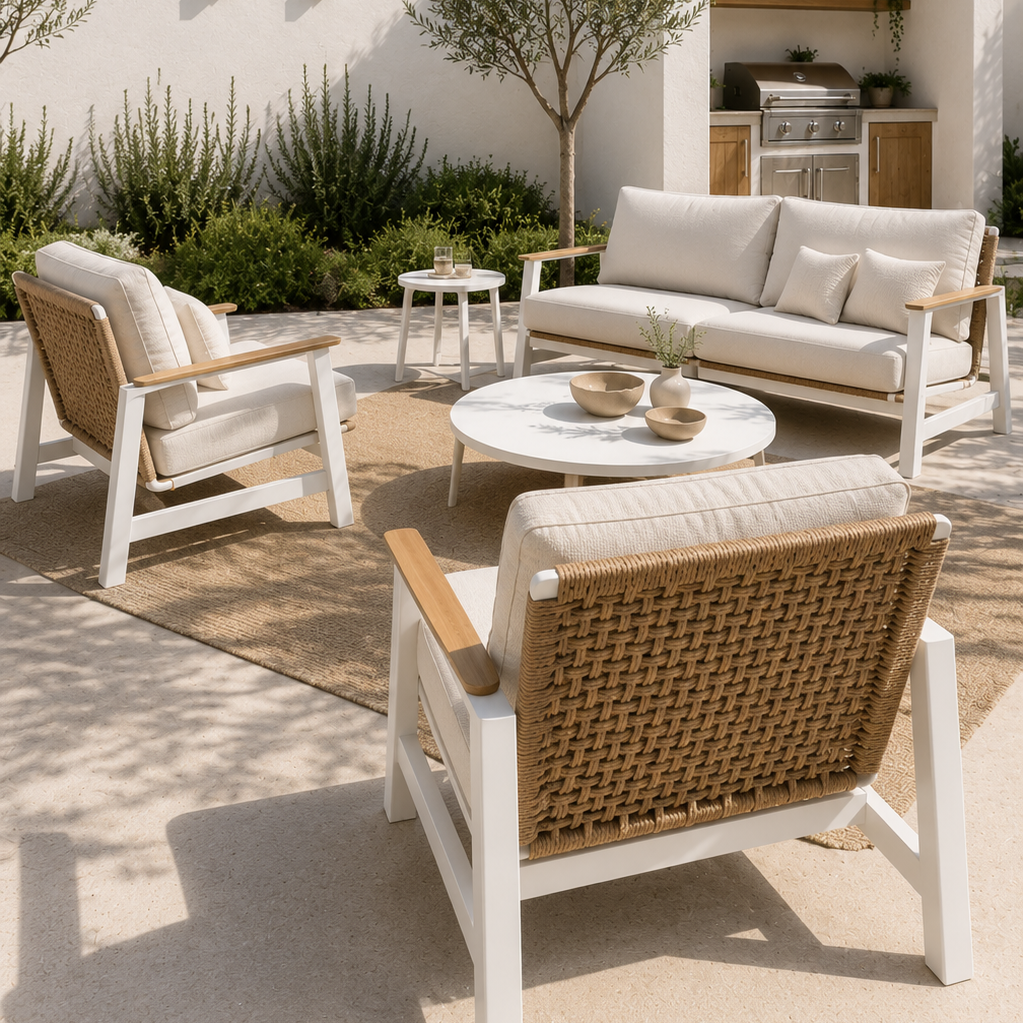 Reyne Lounge - 4 pce White
