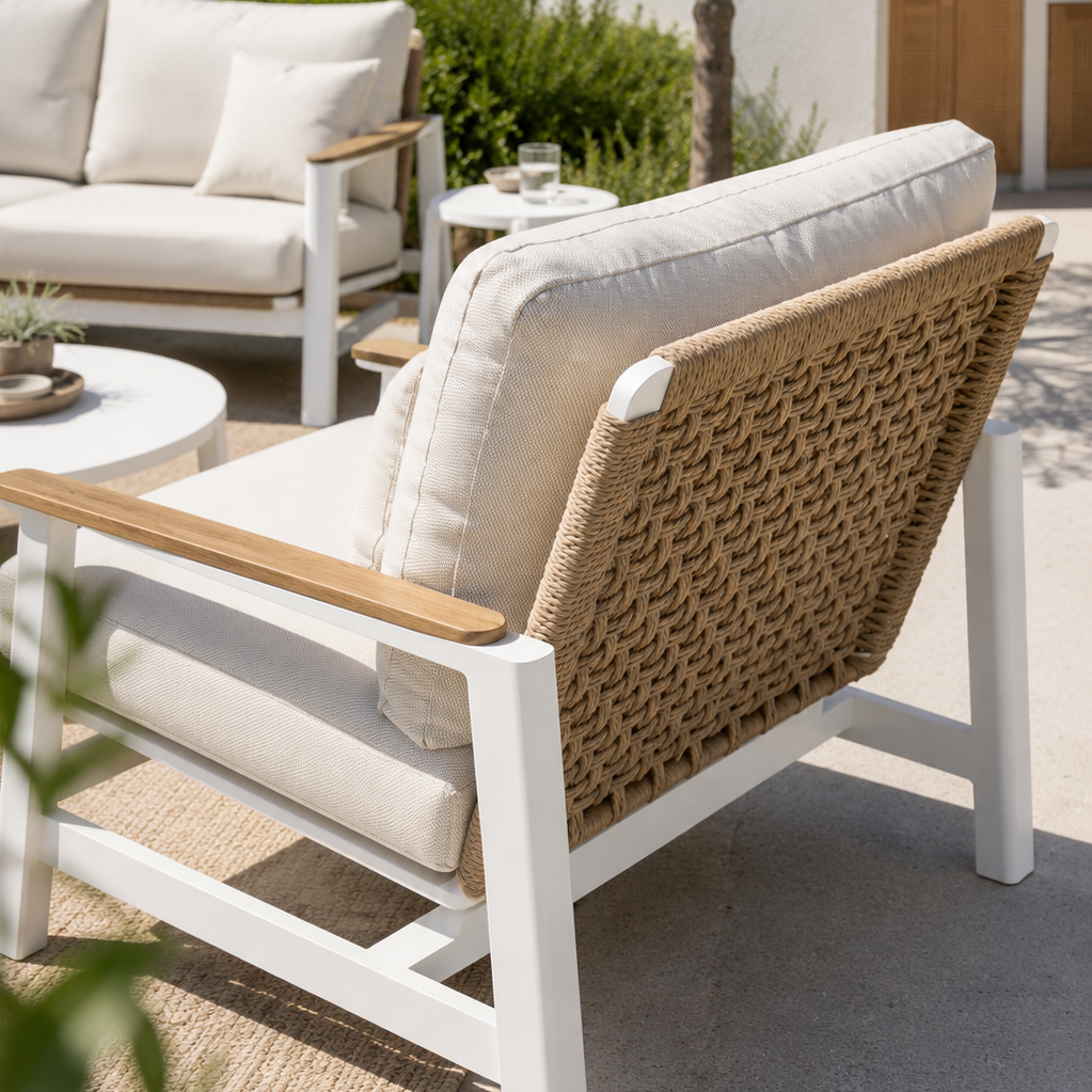 Reyne Lounge - 4 pce White