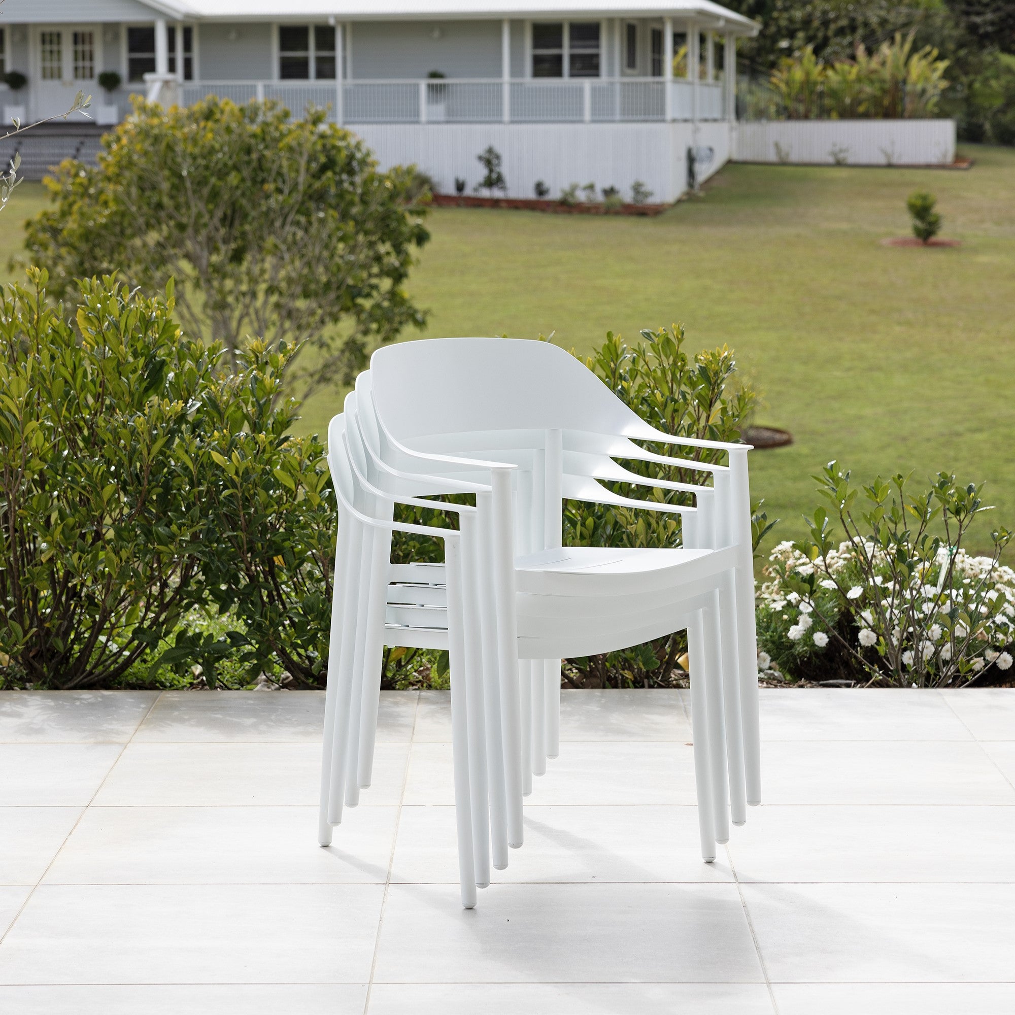 Tropea Extension & Tala Dining Setting - 15 pce White