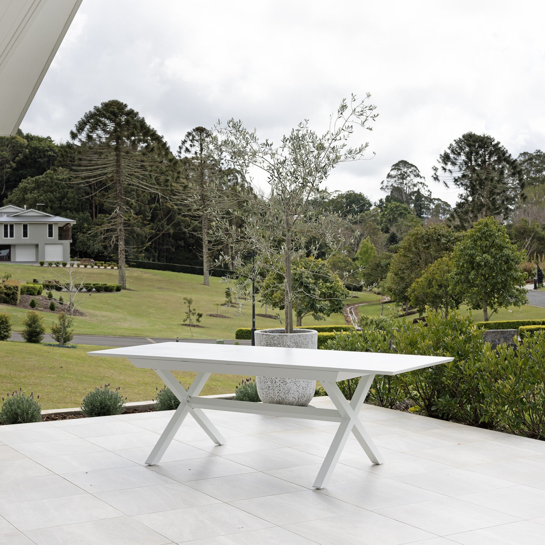 Tropea Small Extension Table - White
