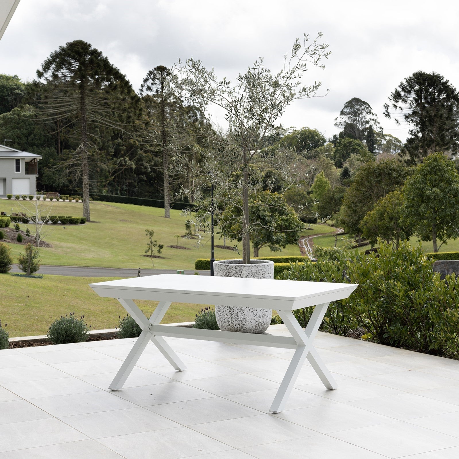 Tropea Small Extension Table - White