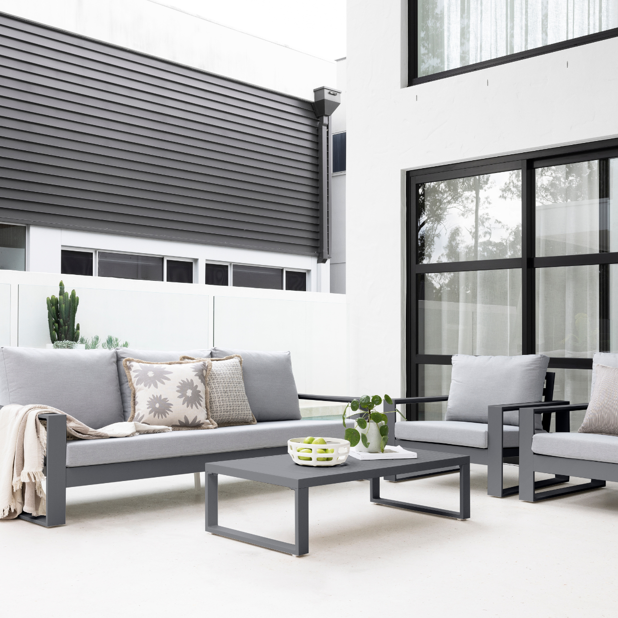 Contemporary Aluminium Outdoor Lounge Settings Eden Living