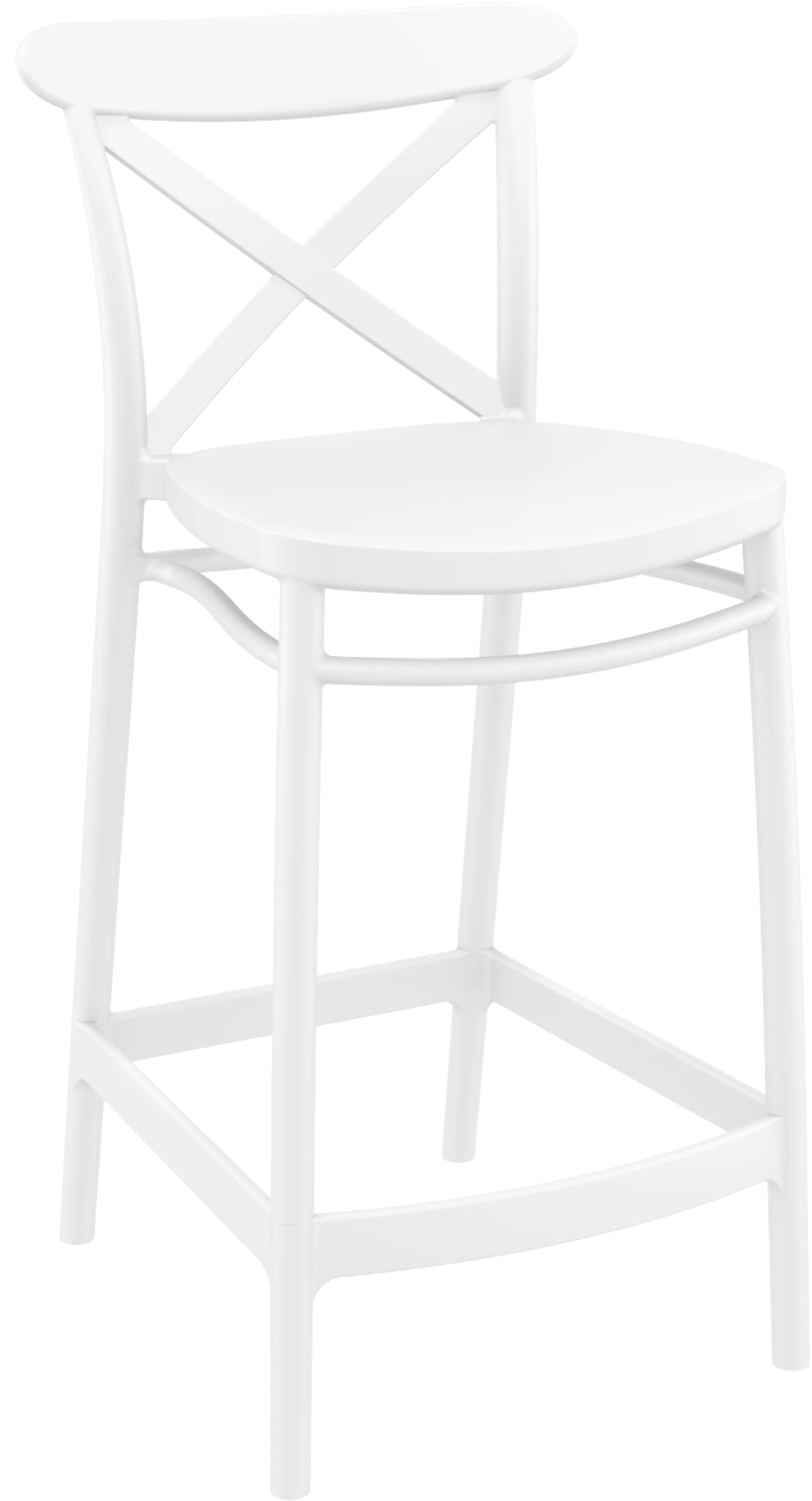 Cross  Resin Bar Chair