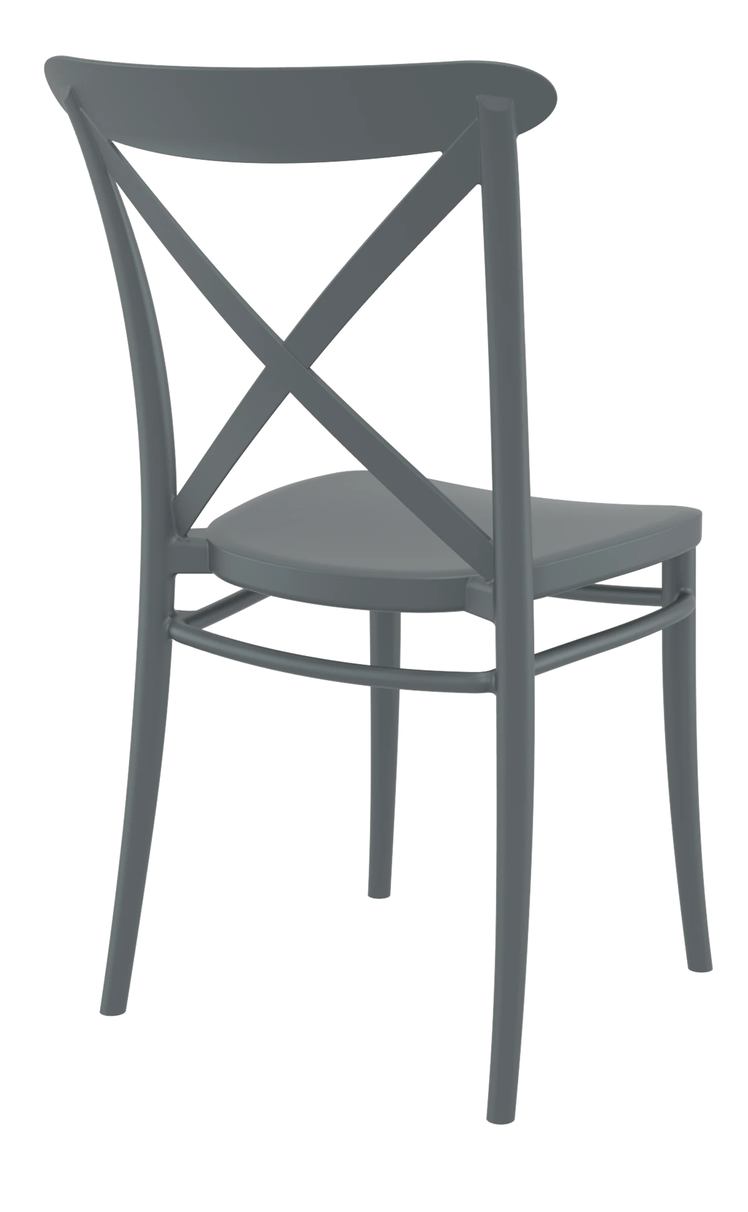 Cross Resin Dining Chair